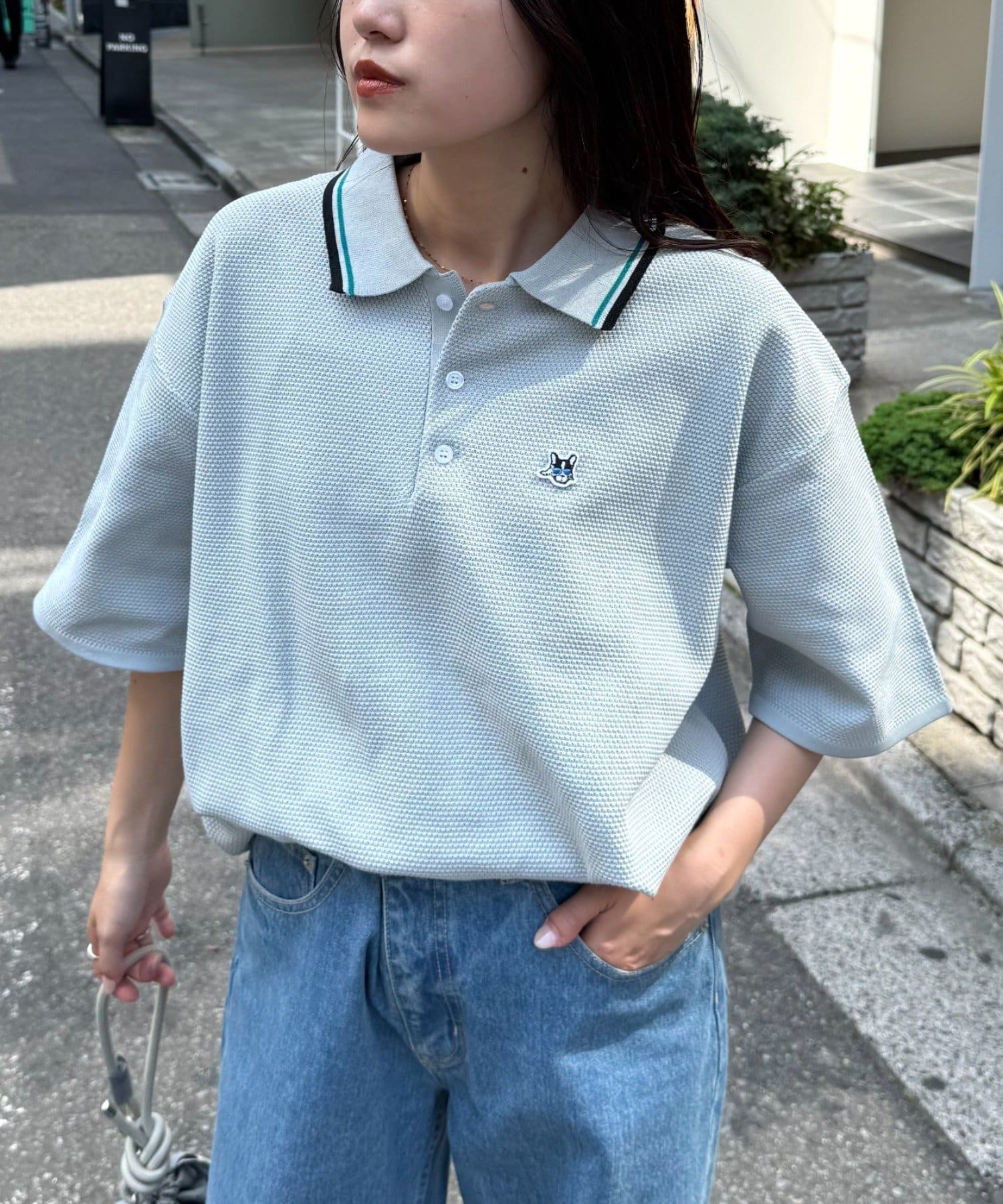CIAOPANIC TYPY(チャオパニックティピー) フレンチブルポロシャツ