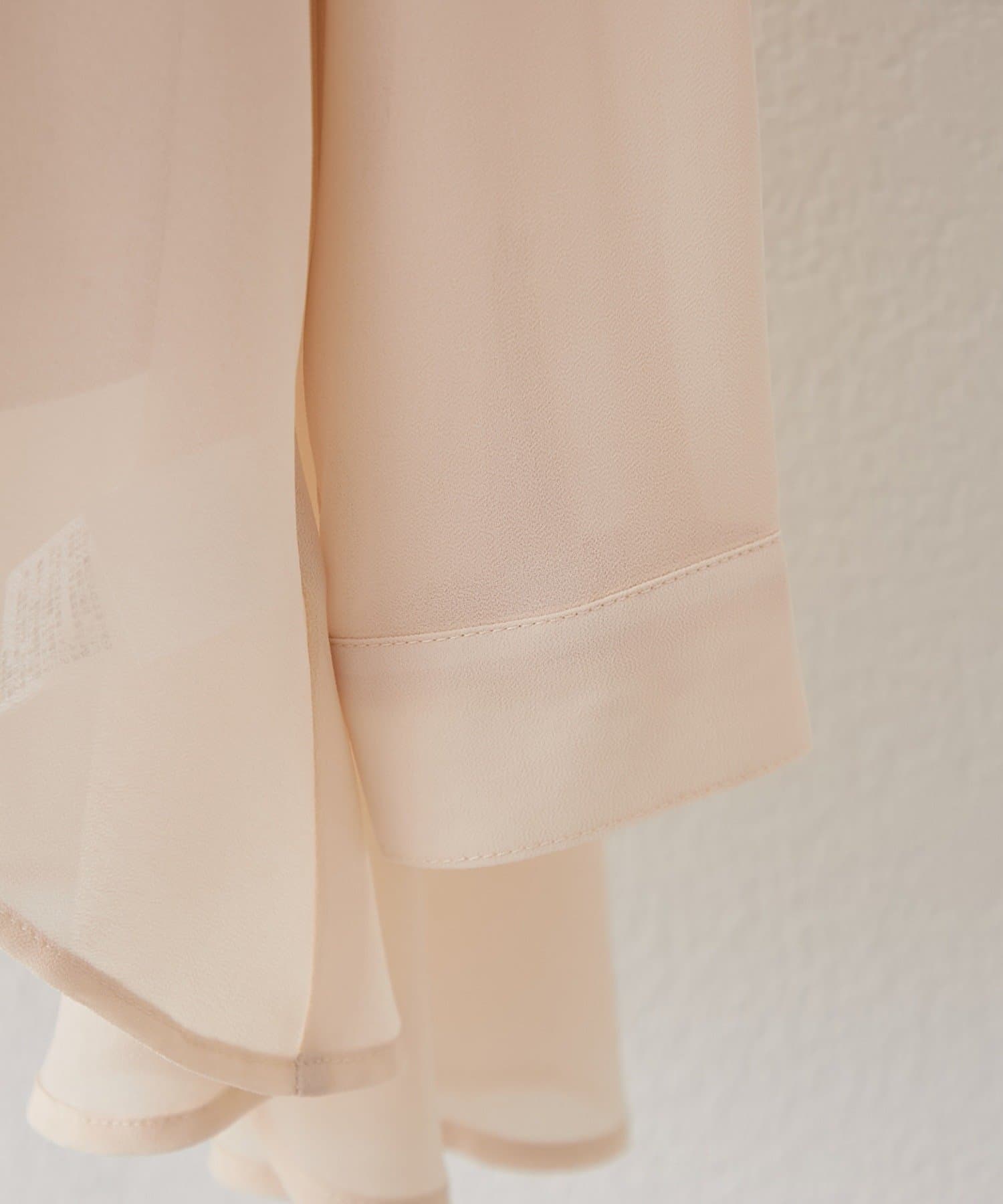 Remind me and forever(リマインドミーアンドフォーエバー) 軽やかな着心地、シフォン前後差ブラウス