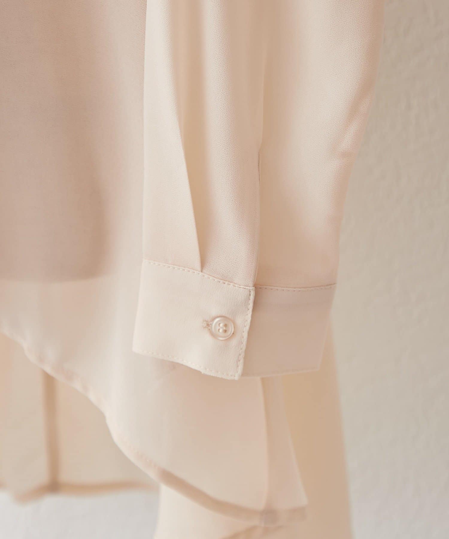 Remind me and forever(リマインドミーアンドフォーエバー) 軽やかな着心地、シフォン前後差ブラウス