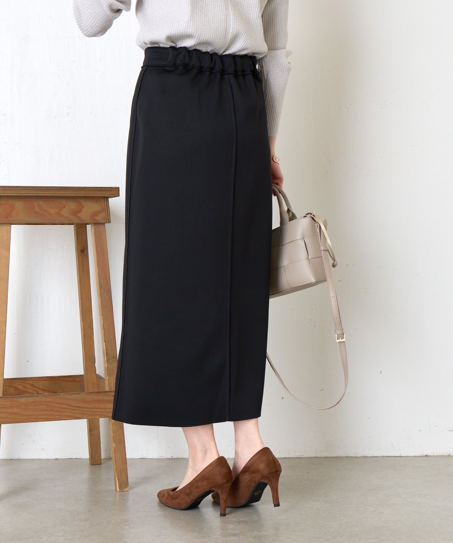 Jena　espace merveilleux(ジェナ　エスパスメルヴェイユ) 【名品】リバーシブルジップIラインスカート