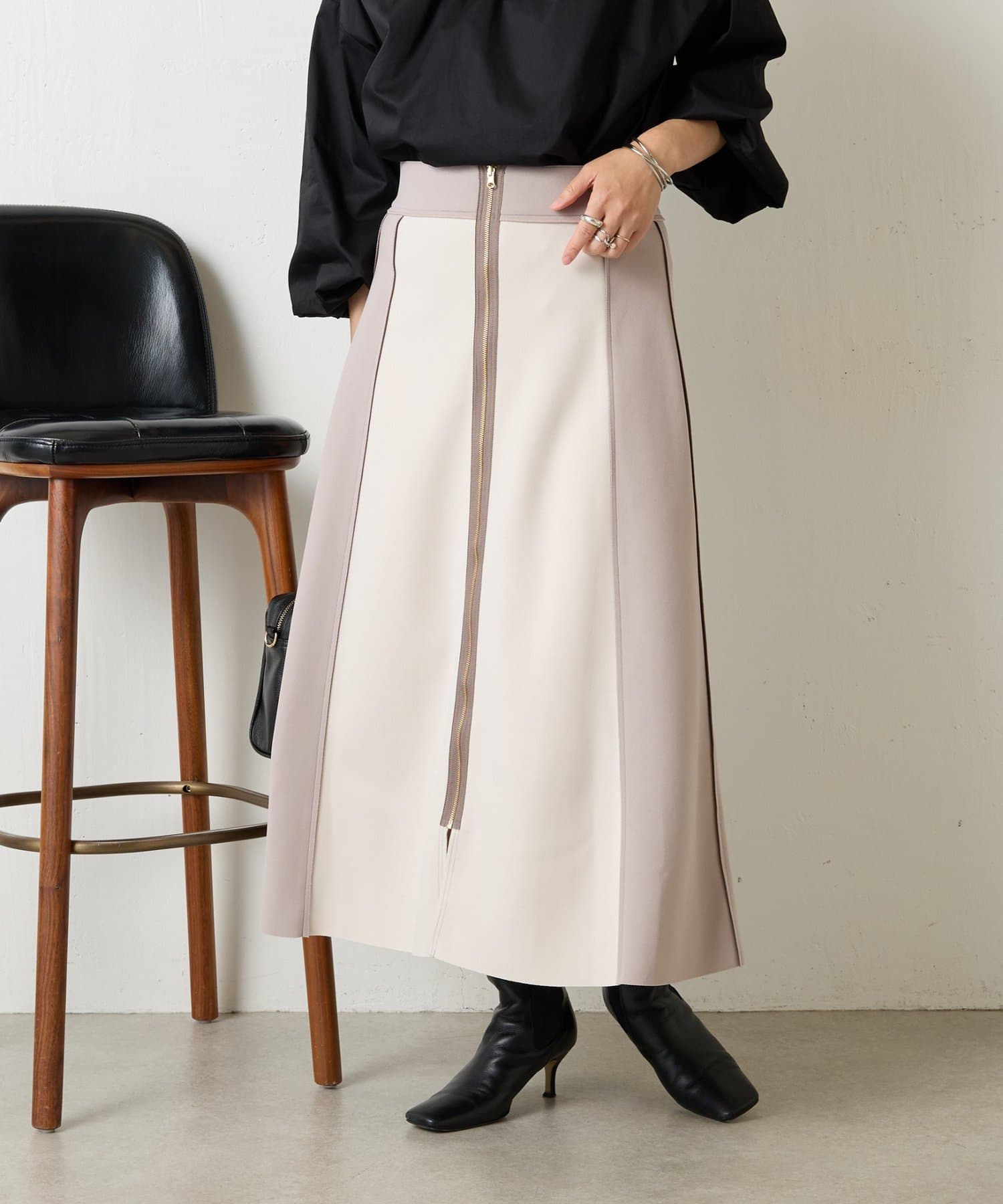 ❤︎【本日限定】新品　リバーシブルジップスカート　ジェナ　エスパス　メルヴェイユ❤︎ リバーシブルジップスカート | Jena espace merveilleux(ジェナ
