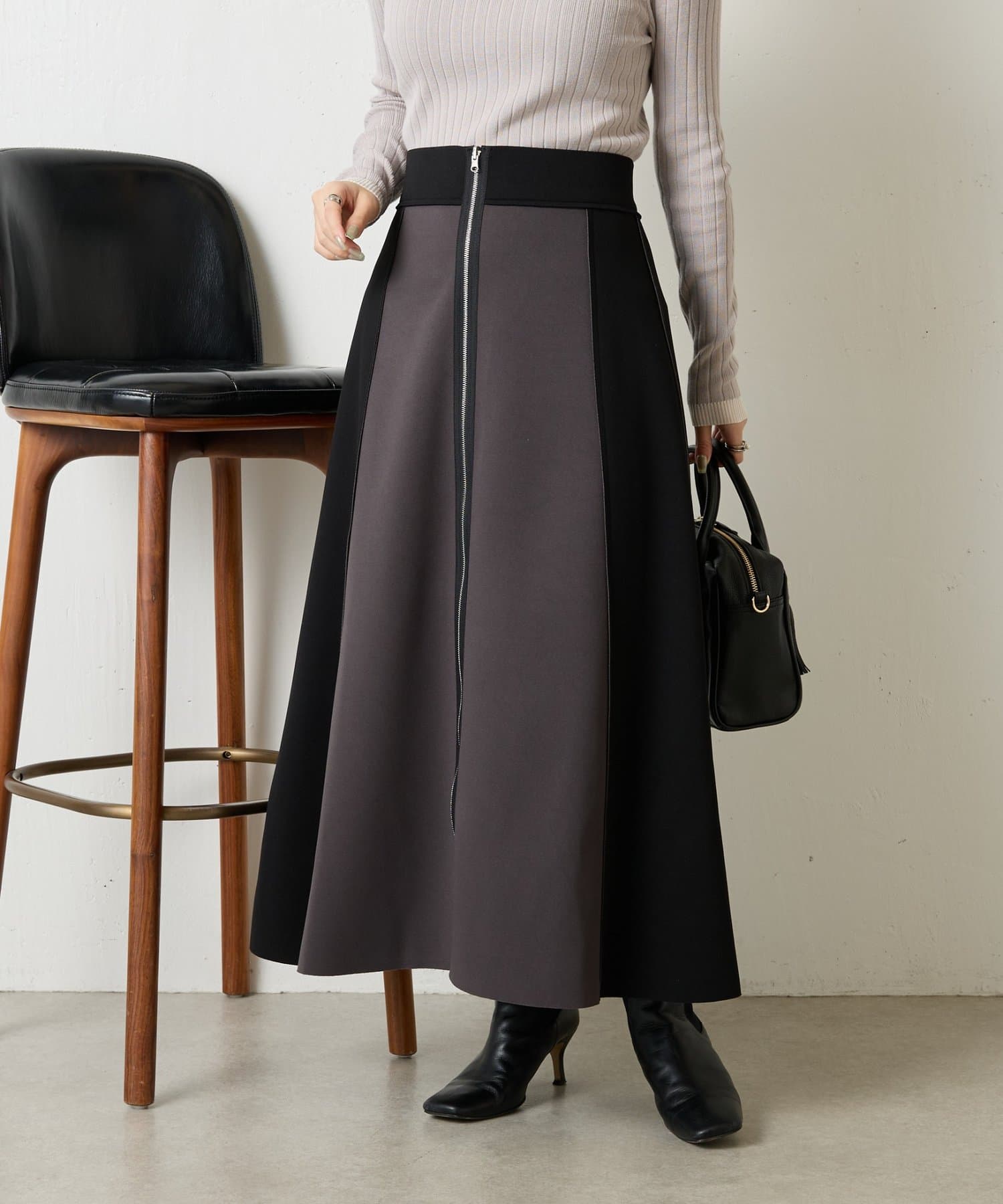 ❤︎【本日限定】新品　リバーシブルジップスカート　ジェナ　エスパス　メルヴェイユ❤︎ リバーシブルジップスカート | Jena espace merveilleux(ジェナ