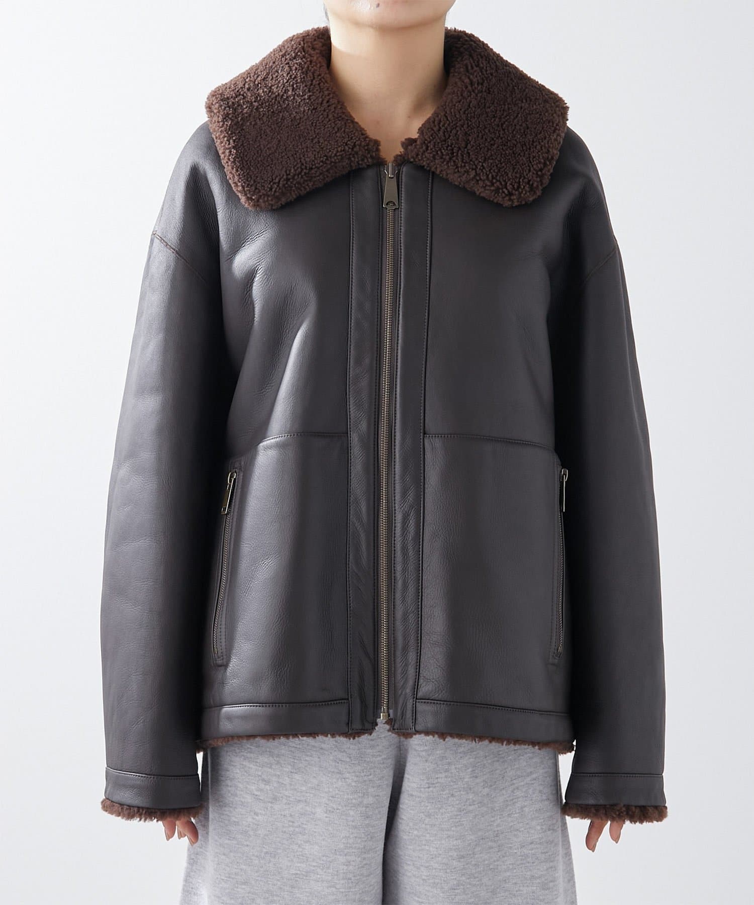 限定セール CANTERBURY ムートンコート カンタベリー Sサイズ 90s ニュージーランド製 CANTERBURY リアル ムートンコート