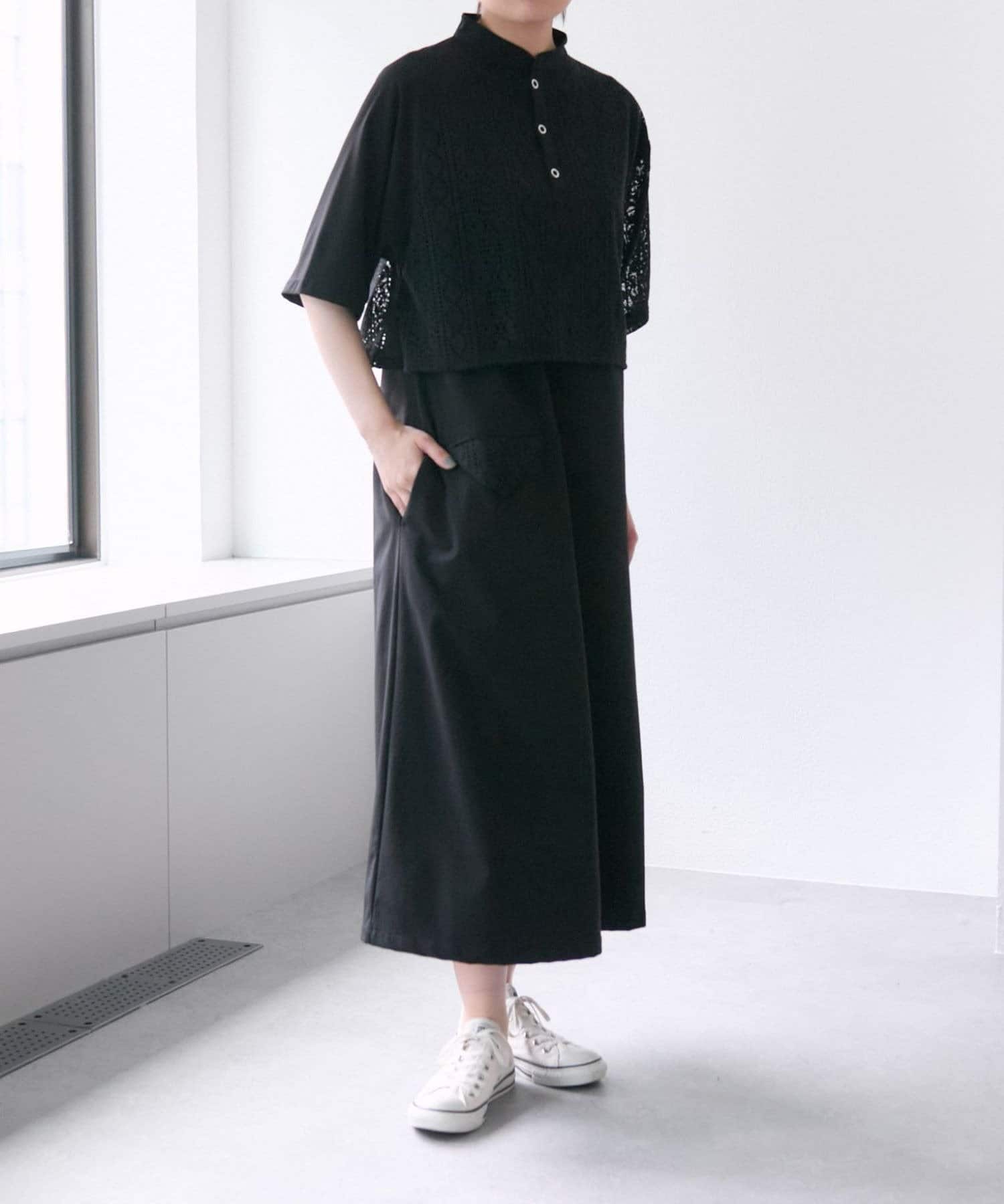 SUM1 STYLE(スミスタイル)】　ラッププリーツワンピース ラッププリーツワンピース【SUM1 STYLE(スミスタイル