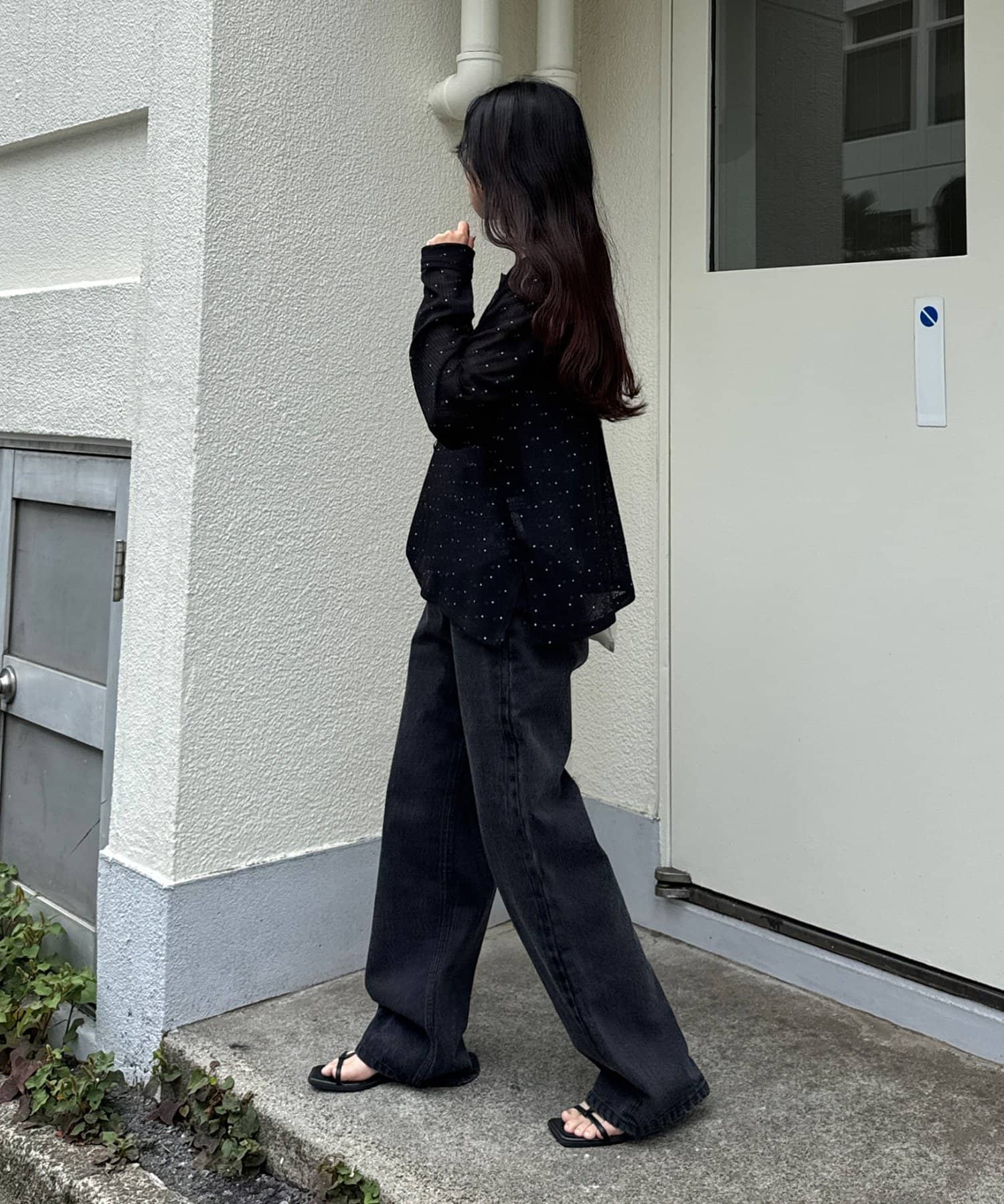 CIAOPANIC TYPY(チャオパニックティピー) 【一枚でもレイヤードしても◎】2WAYシアーヘンリーネックTEE