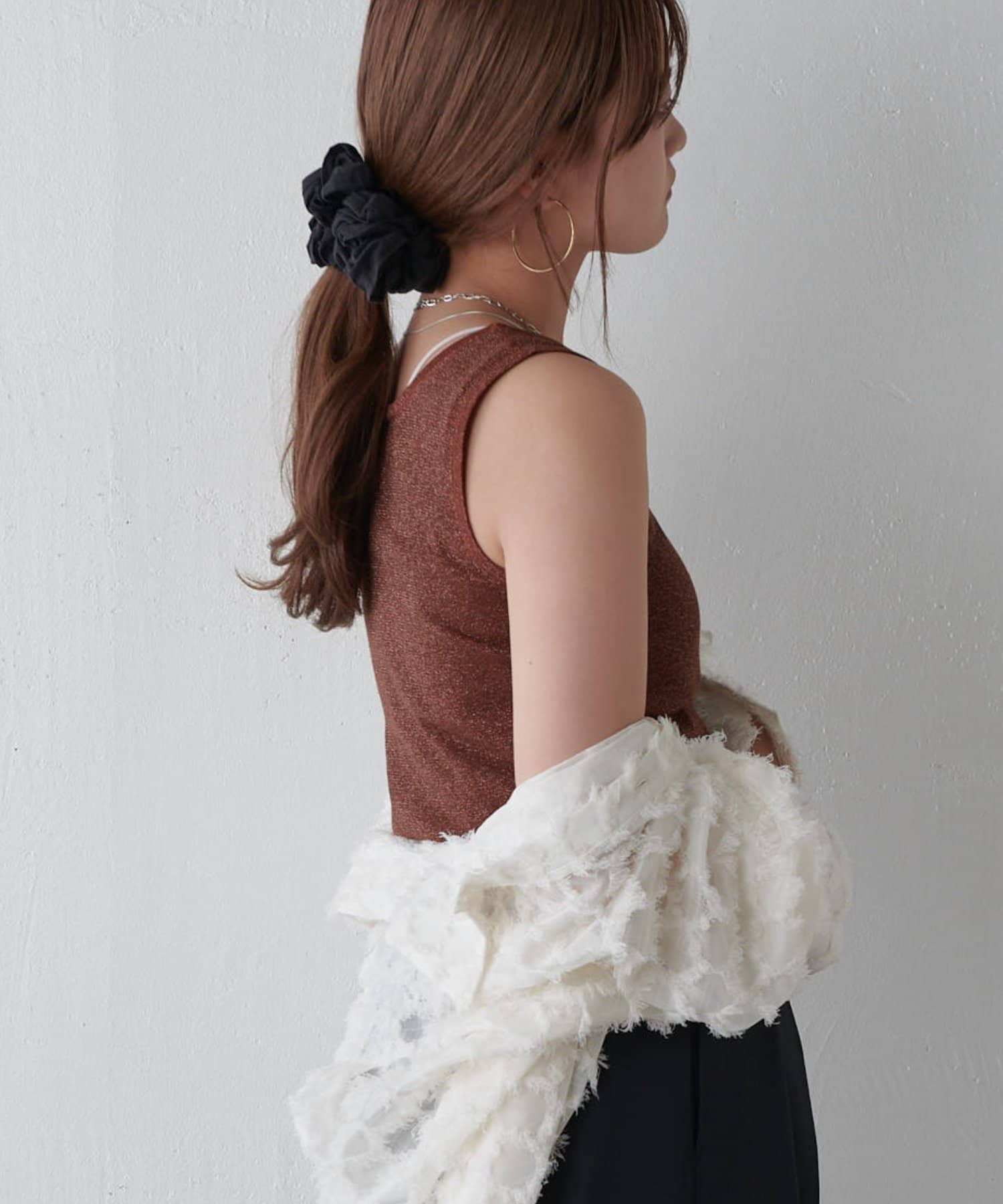 Lui's(ルイス) ラメ2WAYタンクトップ