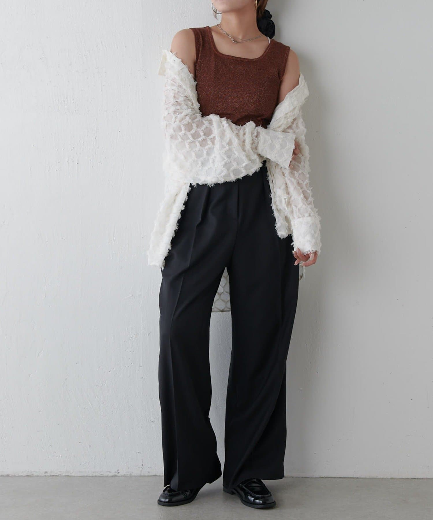 Lui's(ルイス) ラメ2WAYタンクトップ