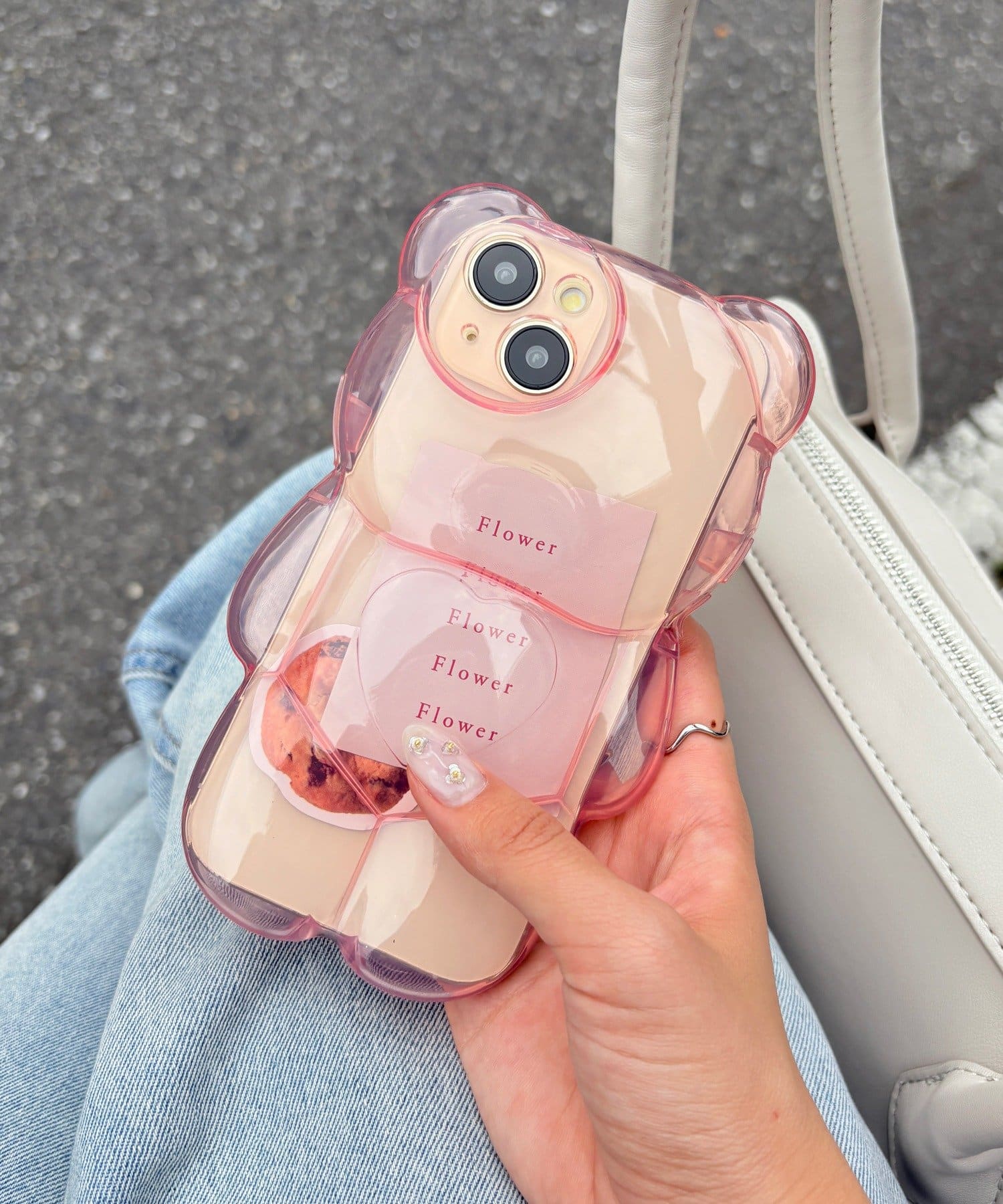 Lattice(ラティス) ベアスマホケース(iPhone15)