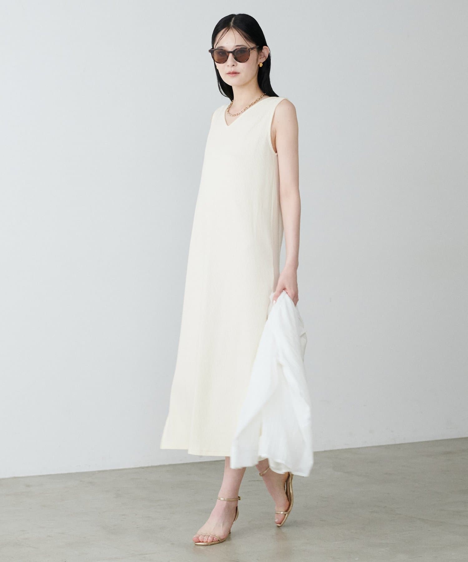 LARUTA(ラルータ) 前後2WAYサイドスリットカットソーワンピース