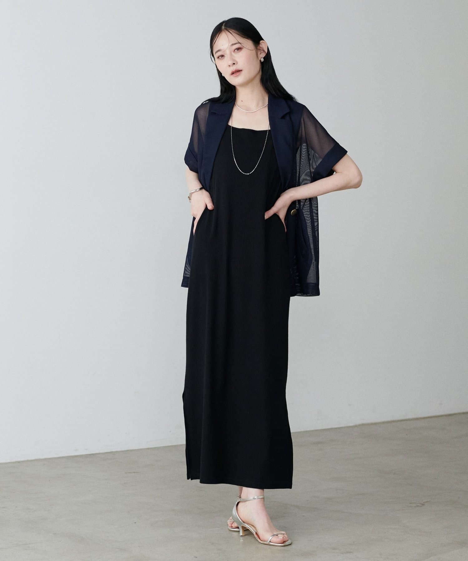 LARUTA(ラルータ) 前後2WAYサイドスリットカットソーワンピース