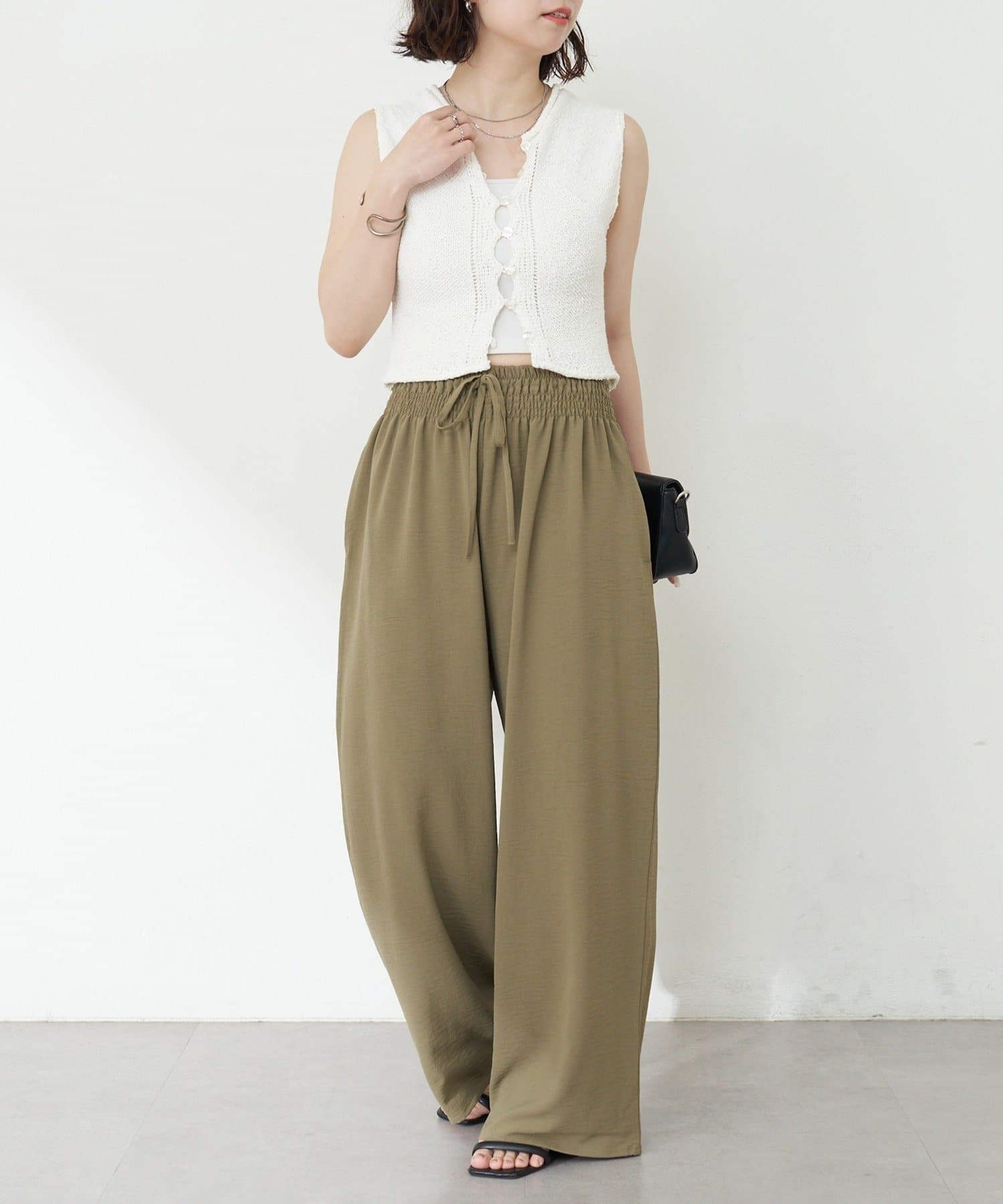 RMAF】接触冷感イージーパンツ | NICE CLAUP / OLIVE des OLIVE OUTLET