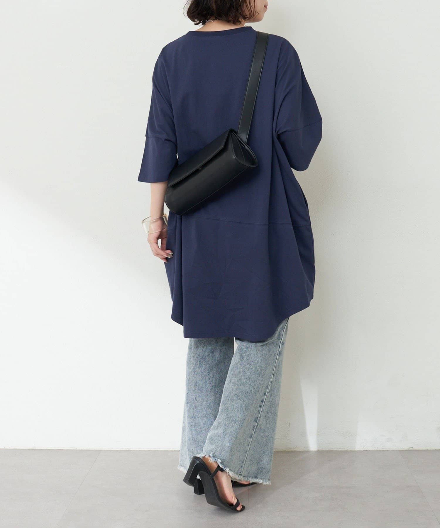 NICE CLAUP / OLIVE des OLIVE OUTLET(ナイスクラップ  / オリーブ デ オリーブ アウトレット) 【RMAF】【NAO】刺繍ロゴBIGTシャツ