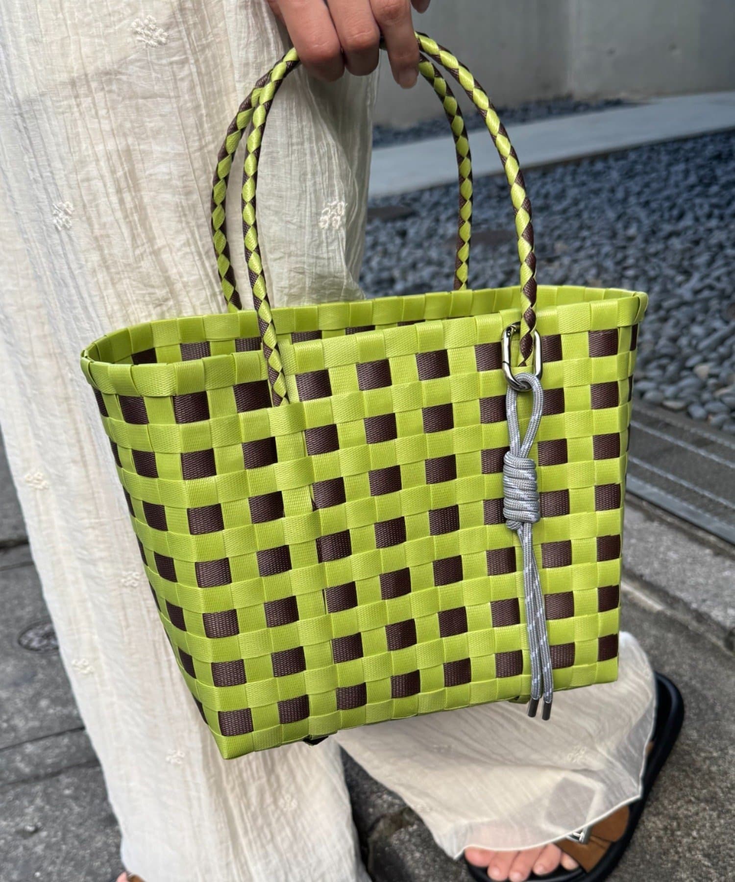 CIAOPANIC TYPY(チャオパニックティピー) 【Aguni】チャーム付きメルカドBAG