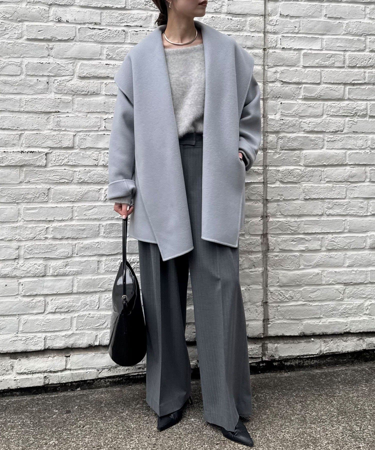 GALLARDAGALANTE(ガリャルダガランテ) 【軽くて暖かい】【多彩なアレンジ可能／ガランテ定番人気コート】リバーショールコート