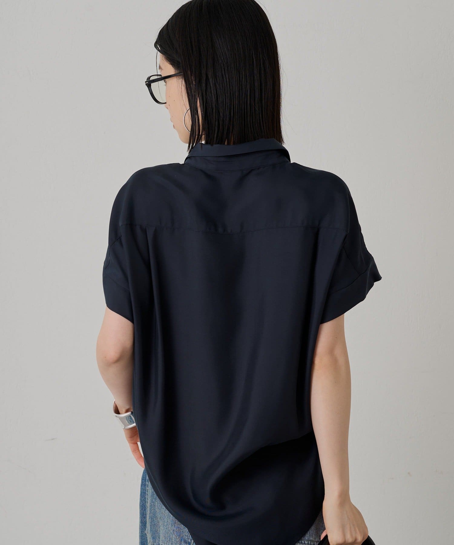 LOUNGEDRESS(ラウンジドレス) フィブリルフレンチシャツ