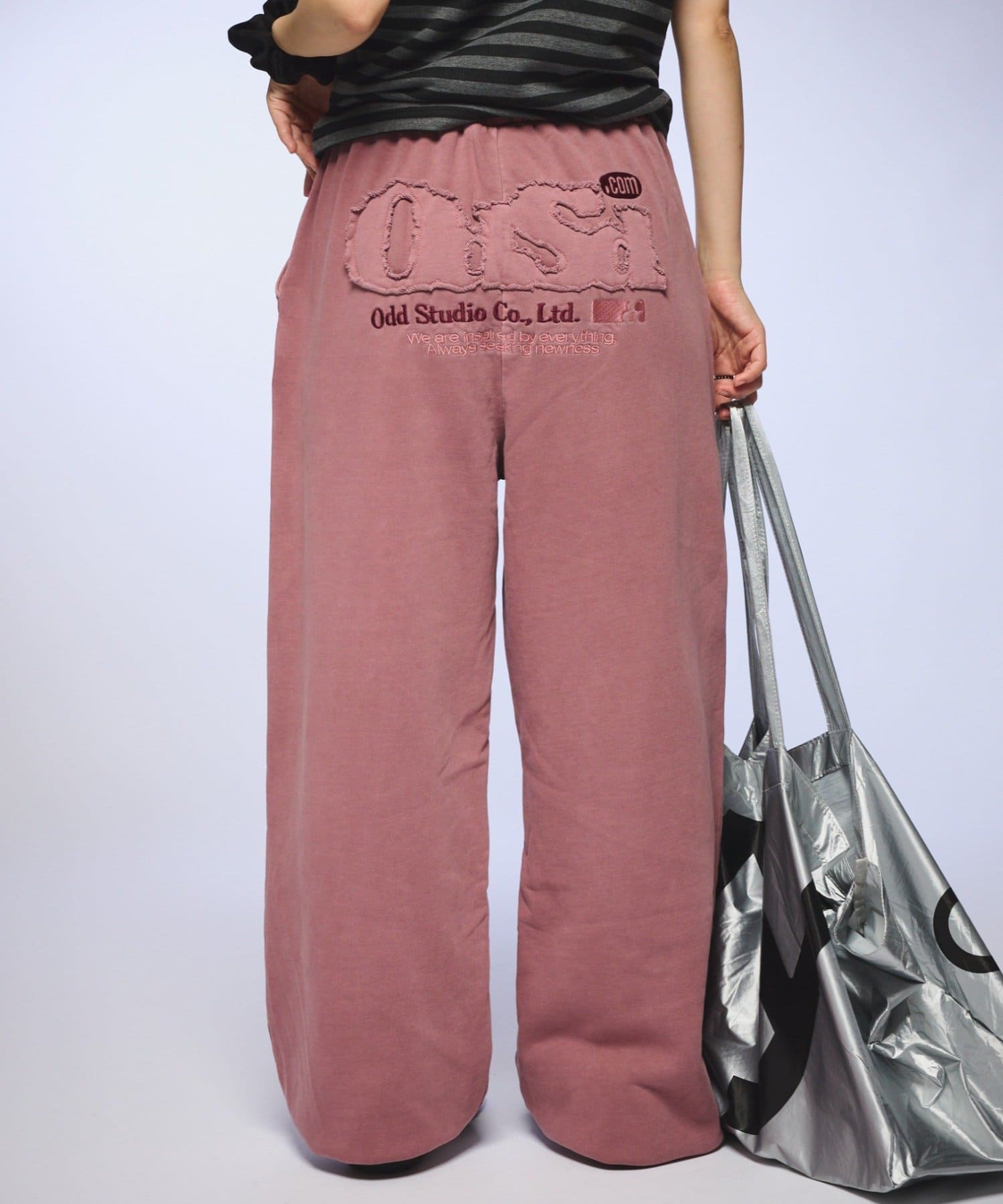 【新色追加】【OddStudio×CIAOPANIC TYPY別注】"韓国っぽ×楽ちん"が叶う♡主役級スウェットパンツ■デザインゆるっとしたワイドシルエットがトレンドライクな印象に
