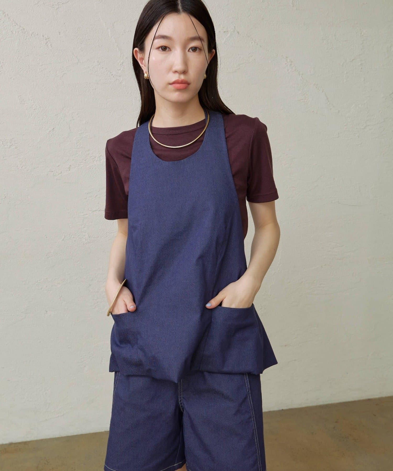 Omekashi(オメカシ) 【セットアップ着用可能◎】デニムライクビスチェ