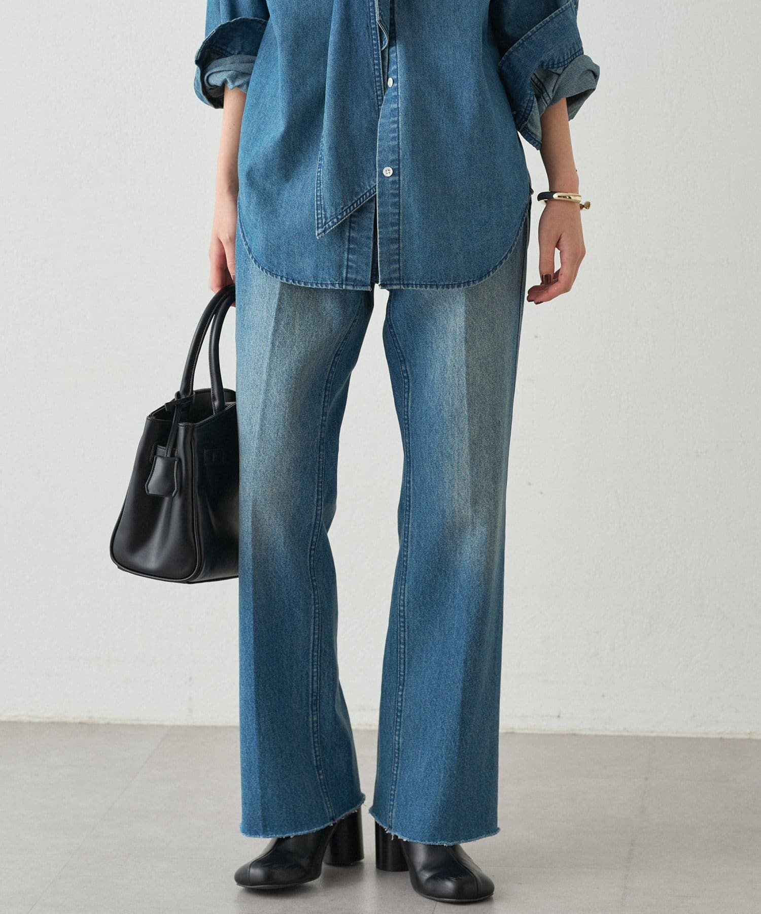 20周年限定】 ヴィンテージライクデニムパンツ2nd | LOUNGEDRESS