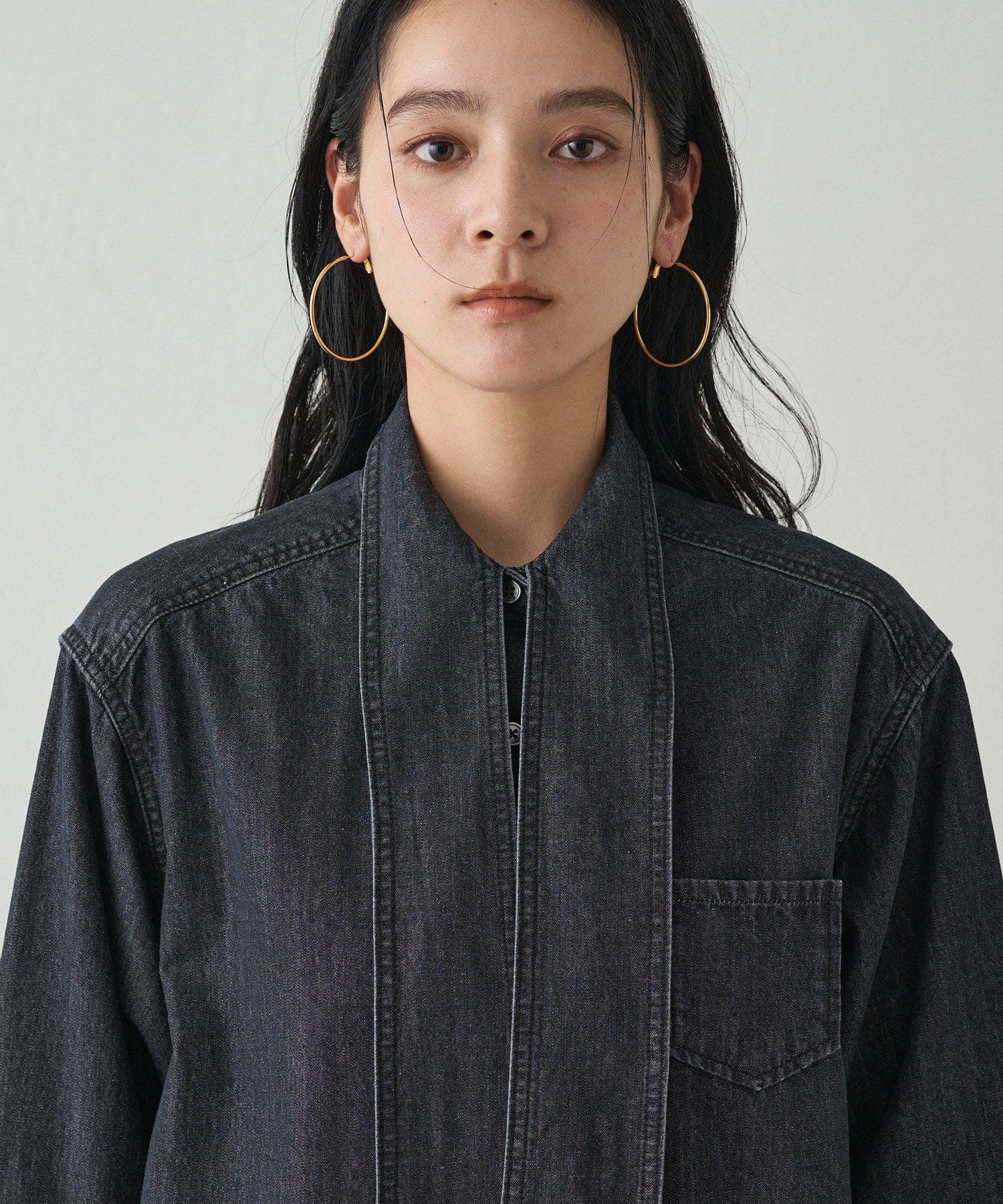 LOUNGEDRESS(ラウンジドレス) 【20周年限定】デニムボウタイブラウス