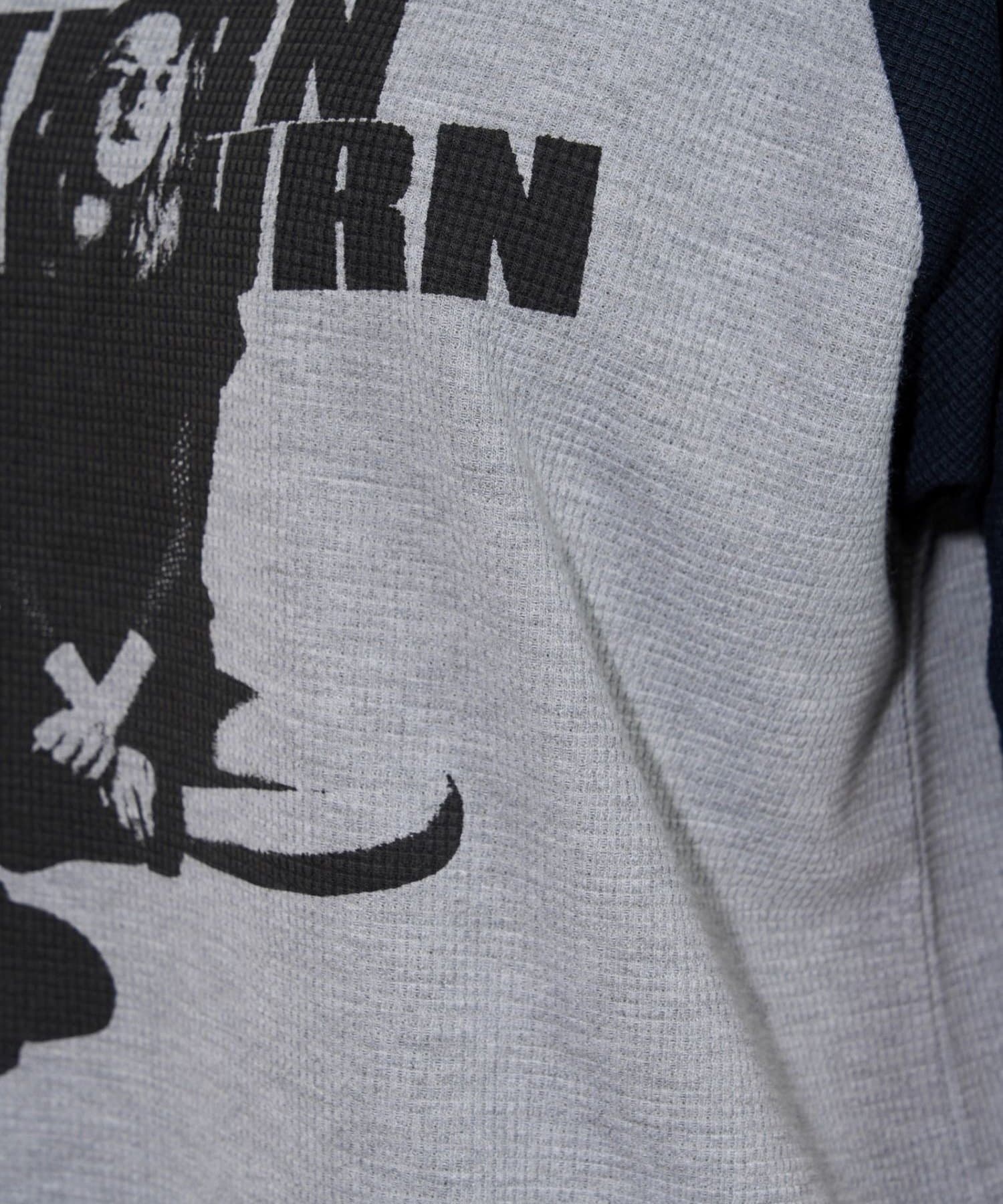 WHO’S WHO gallery(フーズフーギャラリー) シャーロットワッフルラグラン半袖 TEE