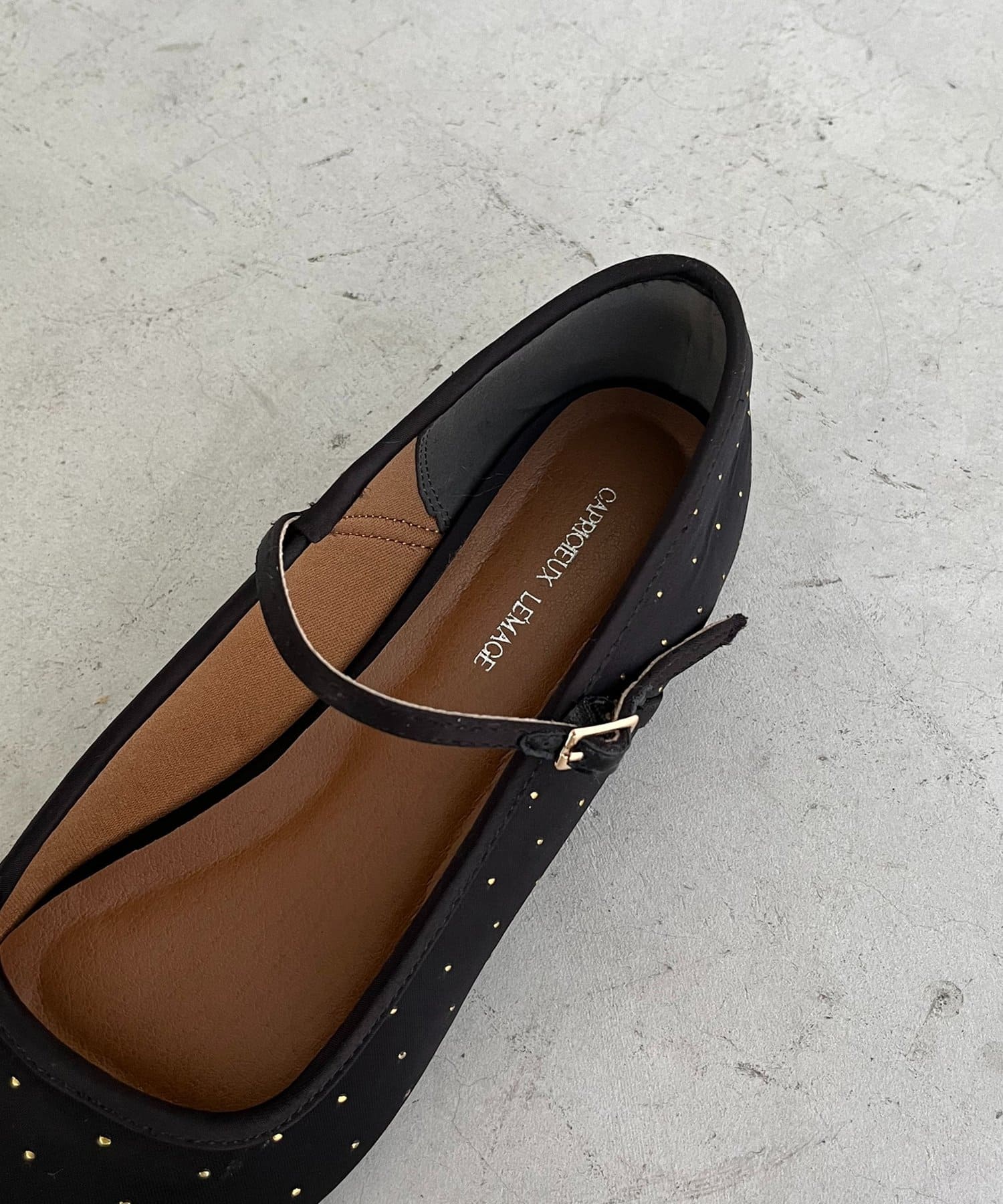 CAPRICIEUX LE'MAGE(カプリシュレマージュ) 【再入荷】ドットフラットシューズ