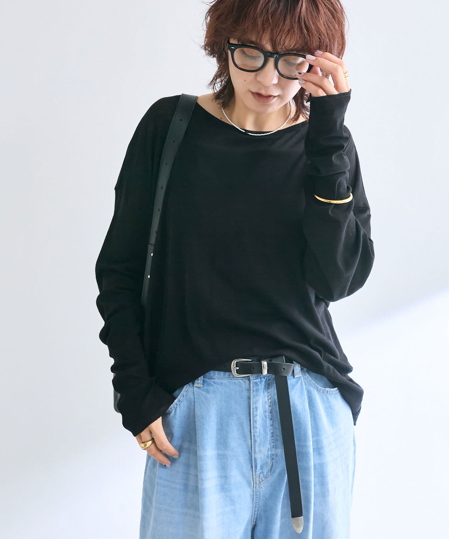 るーたん　RIVE DROITE RIVE DROITE】Looseneck Tee | OUTLET(アウトレット)レディース
