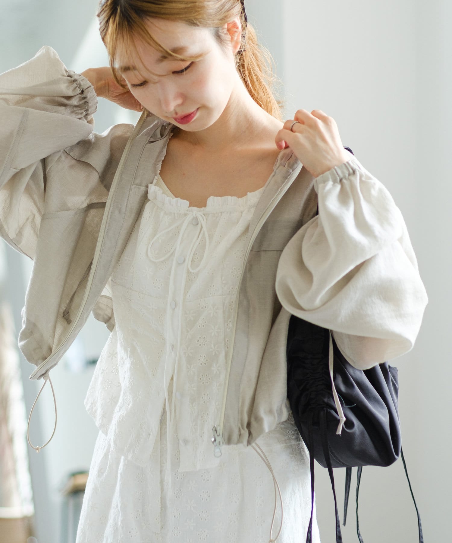 OUTLET(アウトレット) 【Kastane】シアーパーカー