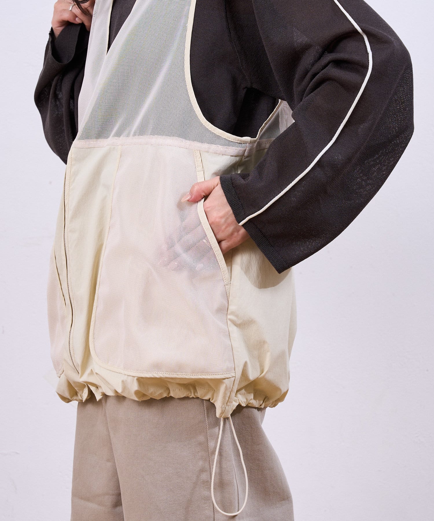 OUTLET(アウトレット) 【CIAOPANIC TYPY】切替フィッシングベスト