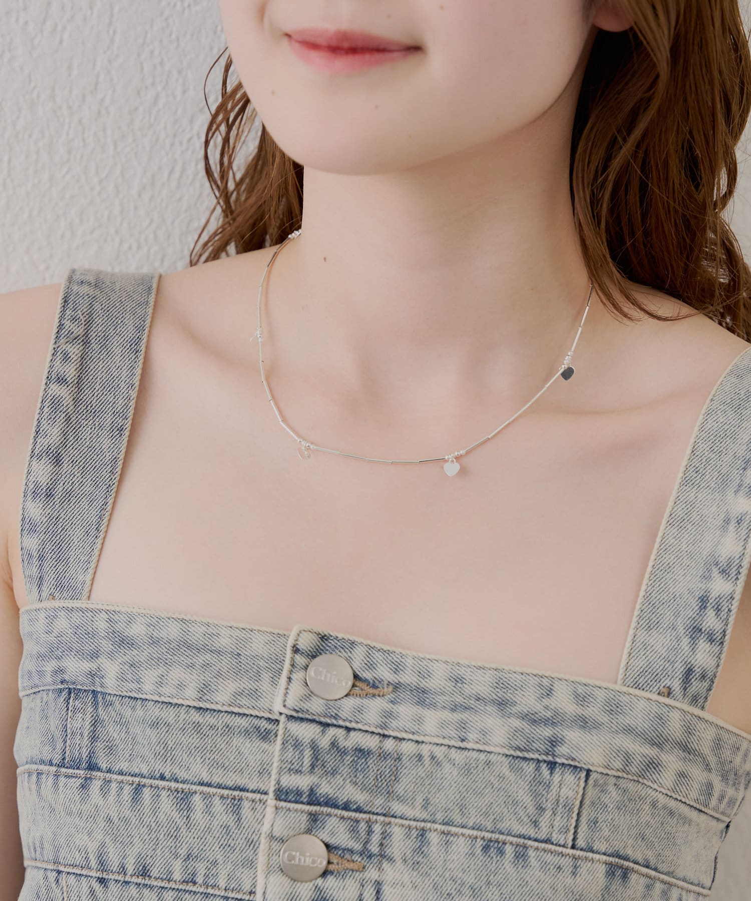 OUTLET(アウトレット) 【Chico】【SET ITEM】ハートモチーフネックレス+チョーカーセット