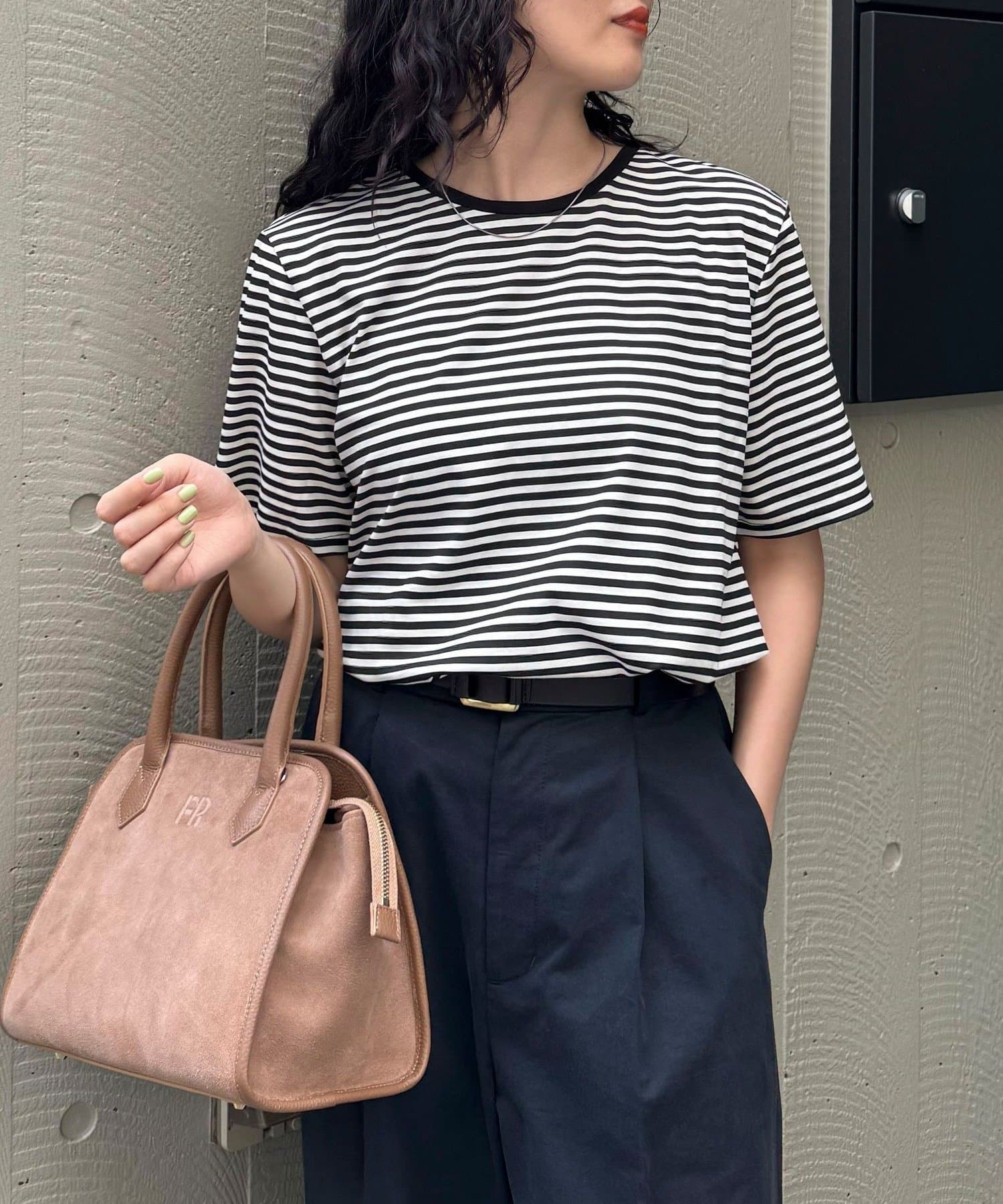FREDY & GLOSTER(フレディ アンド グロスター) ハイツイストコットンTシャツ