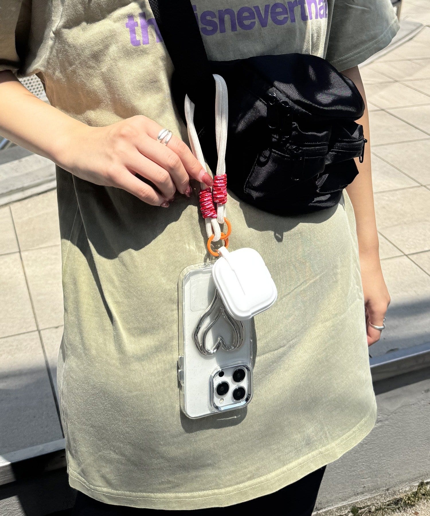 Lattice(ラティス) マルチストラップ付きイヤフォンケース(AirPods 第3世代)
