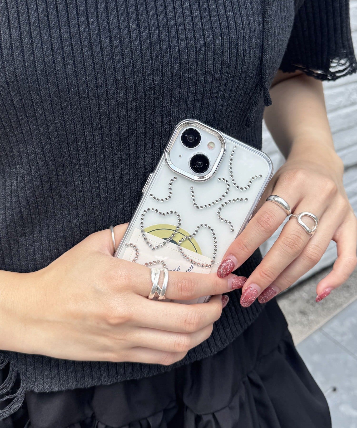 Lattice(ラティス) ストーンスマホケース(iPhone13/14)