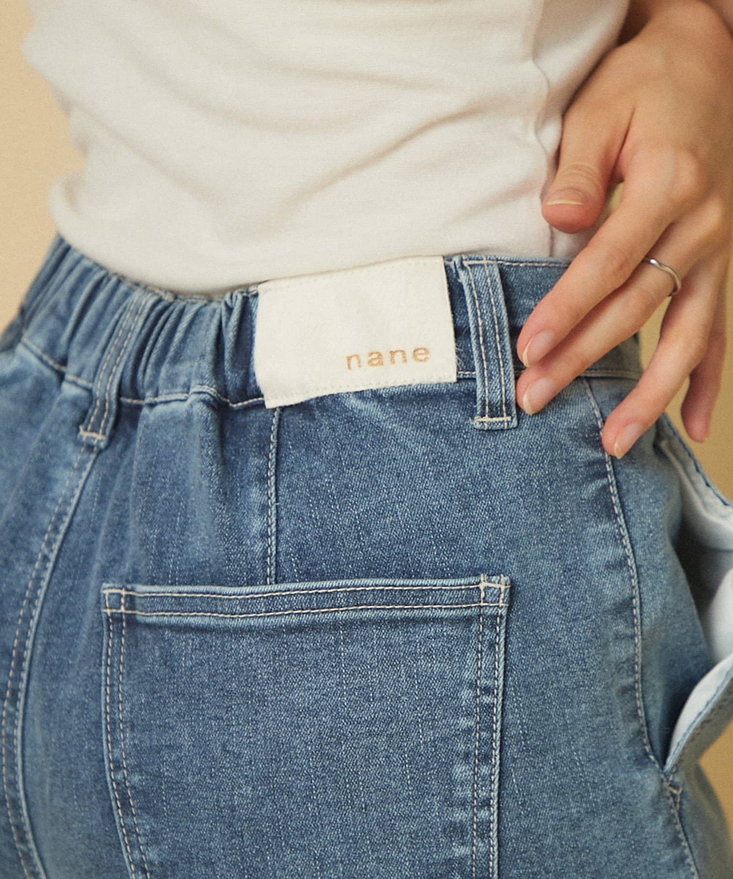 Remind me and forever(リマインドミーアンドフォーエバー) 【nane】《サイズ展開有》ストレッチデニムフレアーパンツ