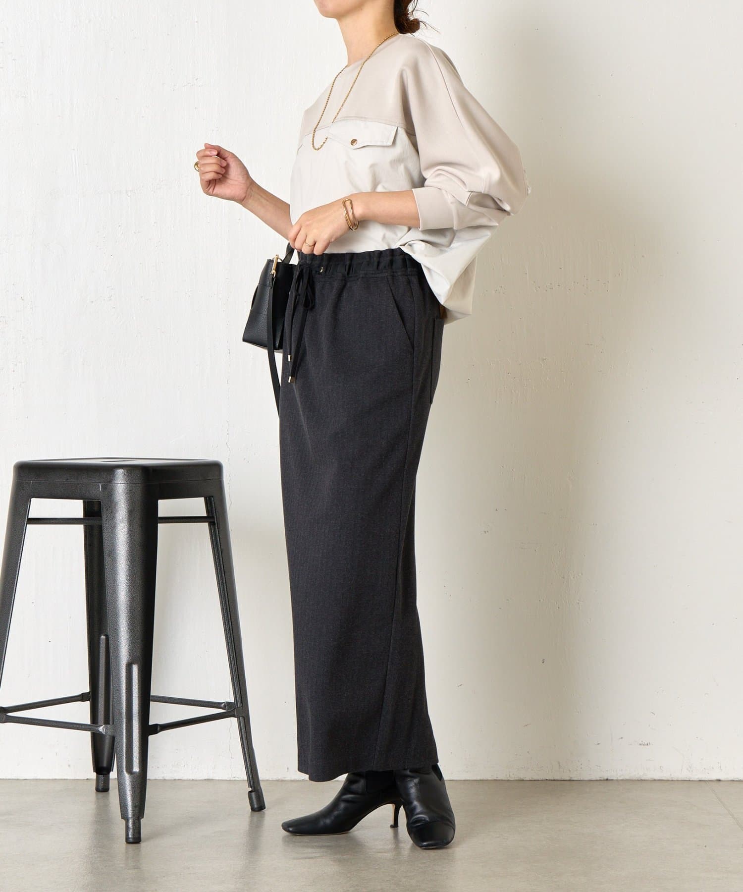 tシャツ フハク切替ダンボールカットソー レディース フハク切替ダンボールカットソー | Jena espace merveilleux