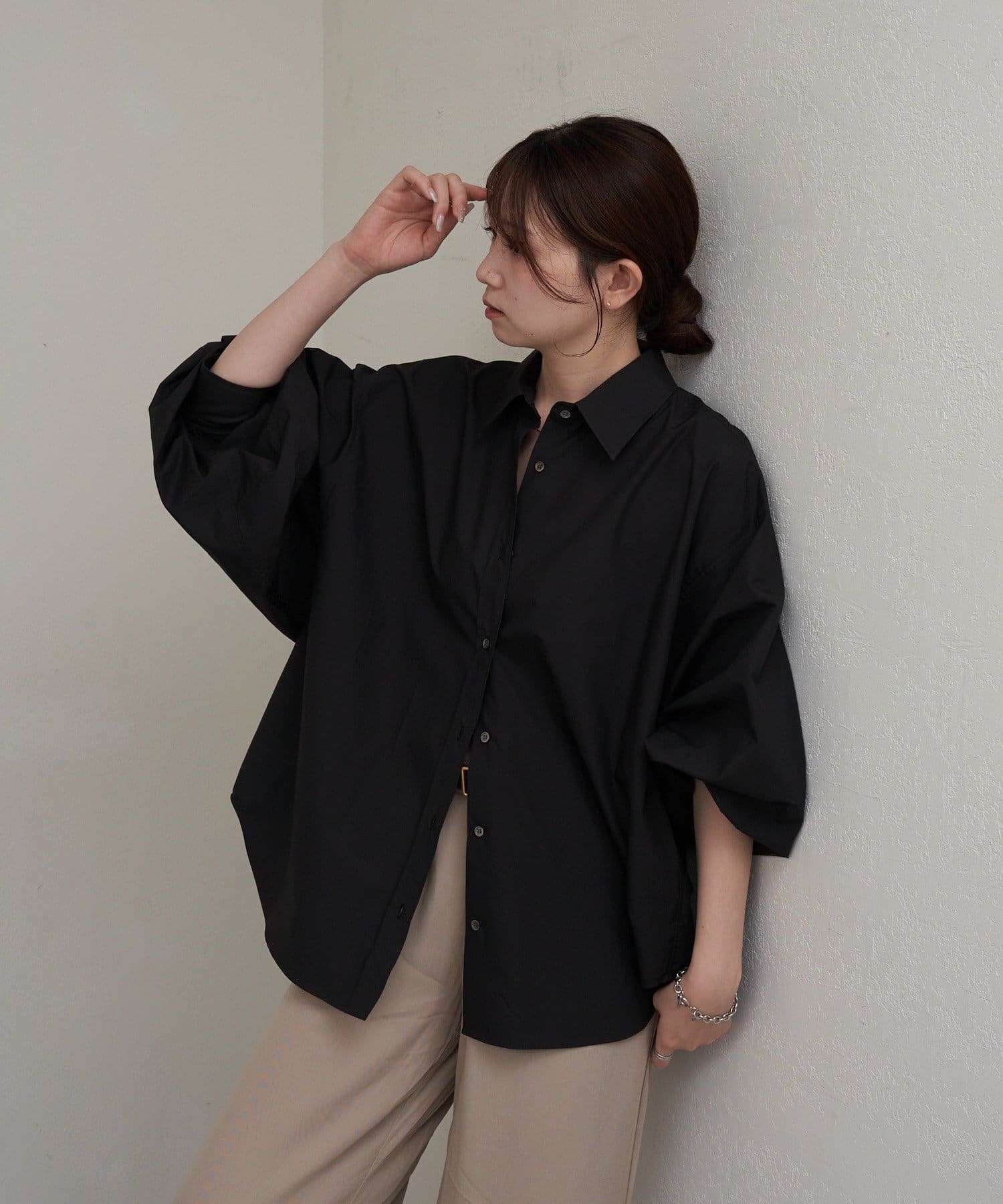 russet(ラシット) コットンオーバーシャツ