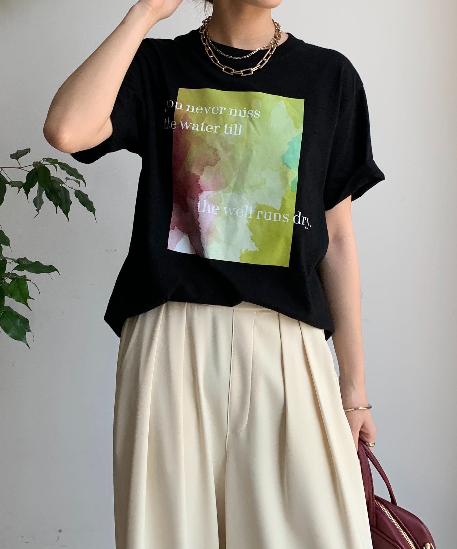 DOUDOU(ドゥドゥ) 【WEB限定】ロゴペイントTEE