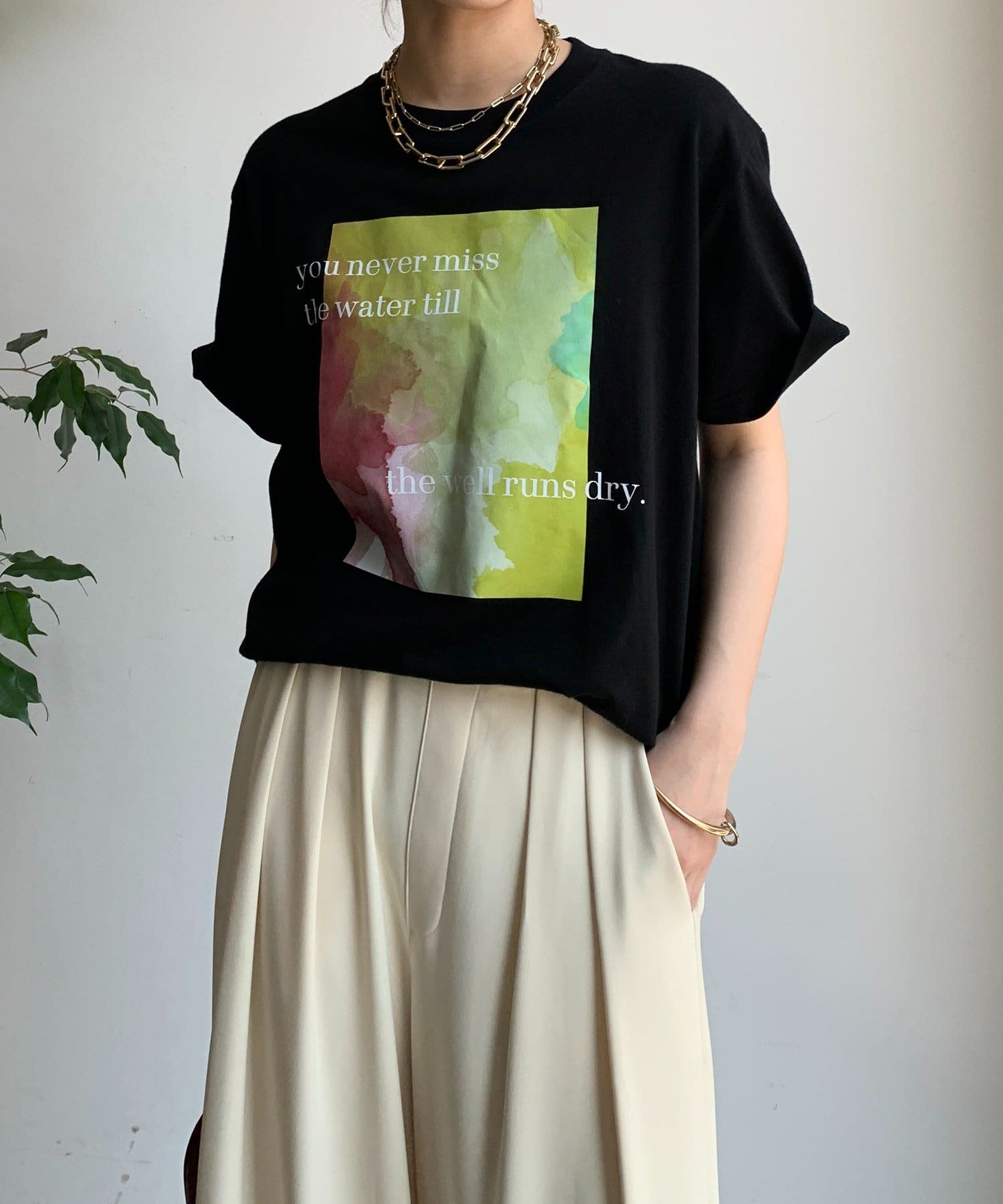 DOUDOU(ドゥドゥ) 【WEB限定】ロゴペイントTEE