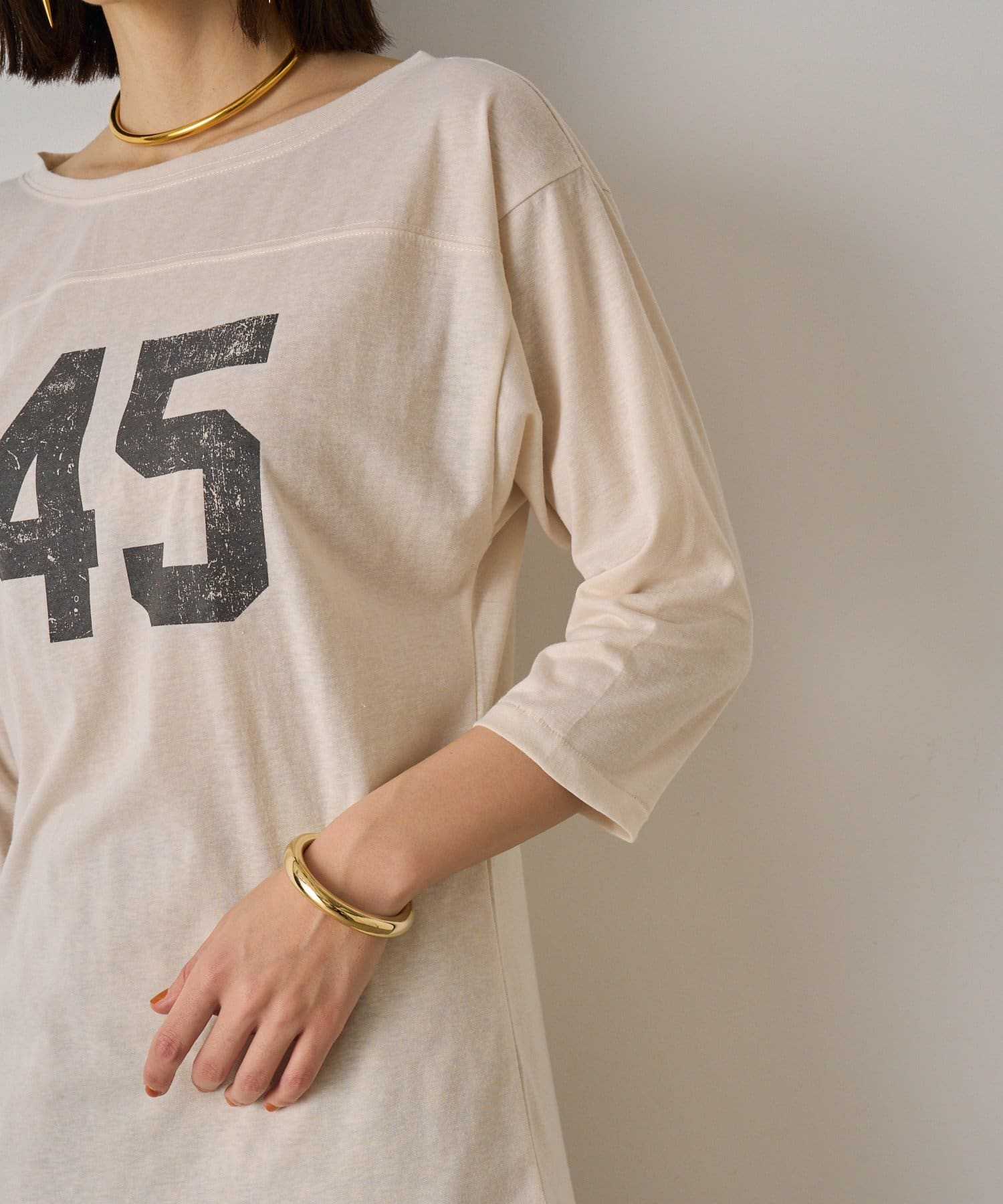 LOUNGEDRESS(ラウンジドレス) フットボールTシャツ