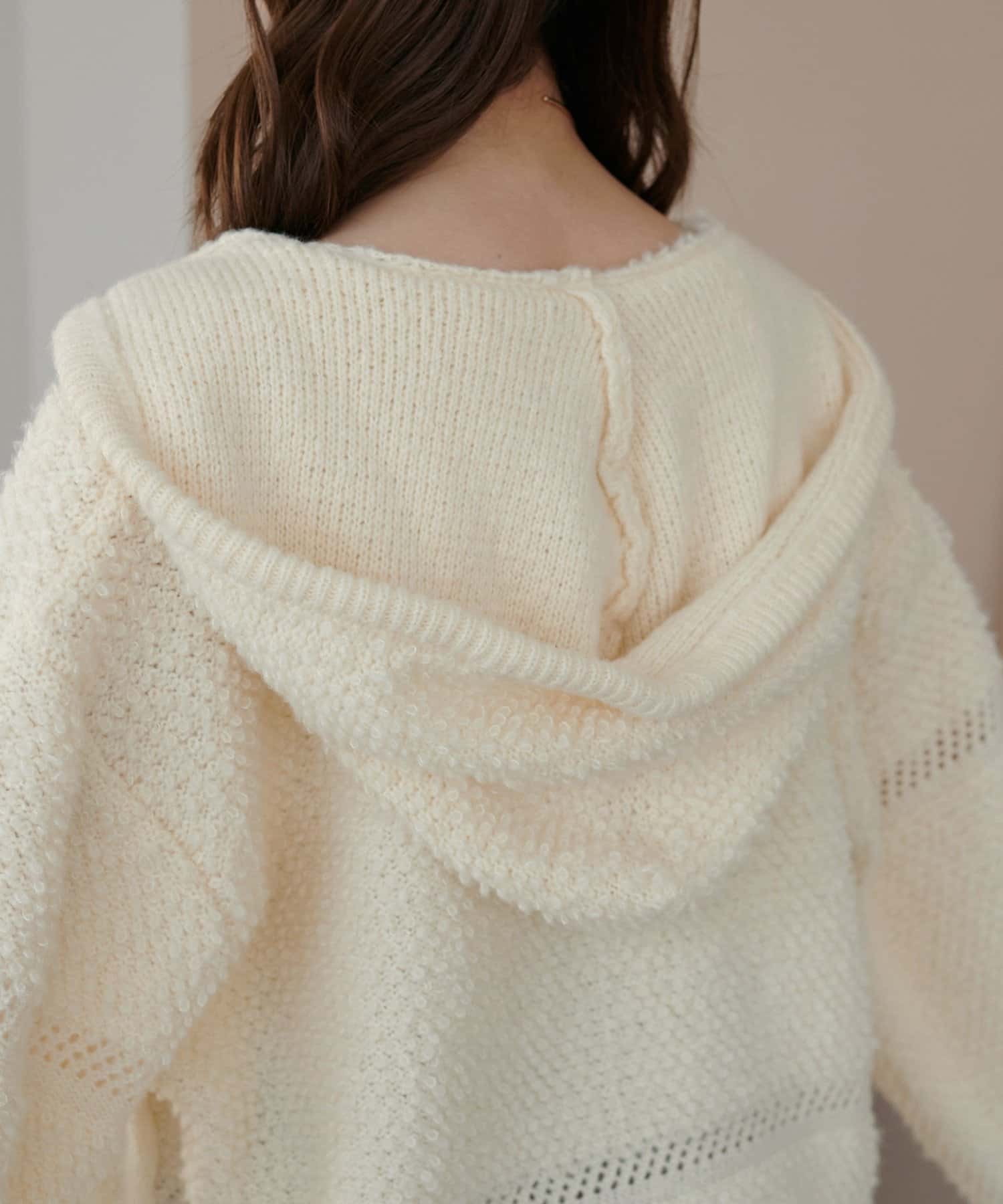 DISCOAT(ディスコート) ループヤーンフードプルオーバー