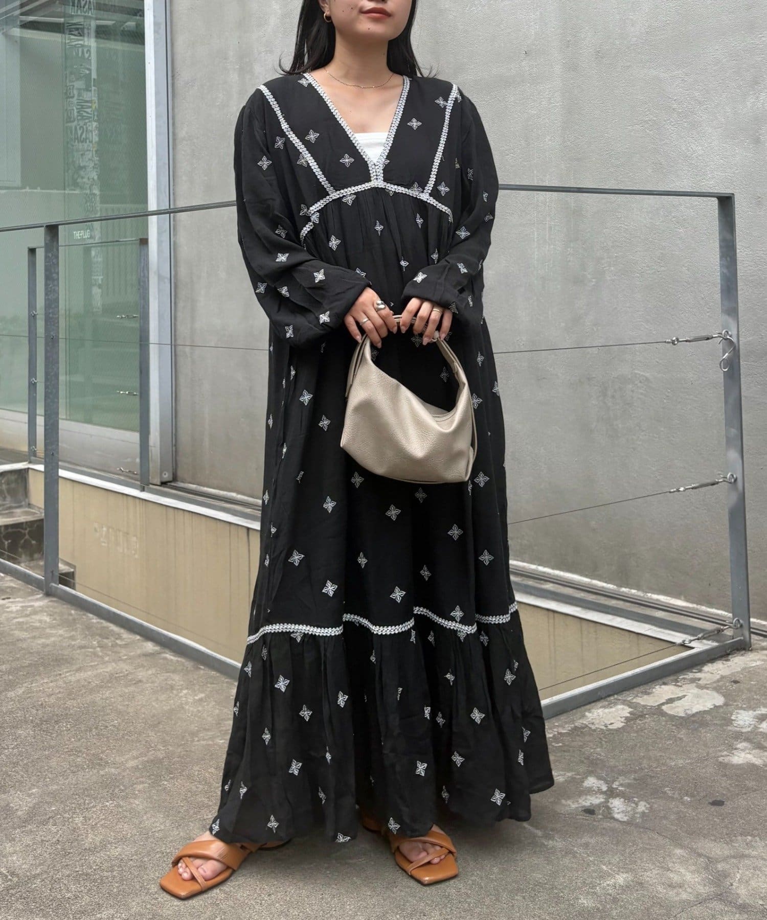 CIAOPANIC TYPY(チャオパニックティピー) indiaエンブロイダリー刺繍ワンピ