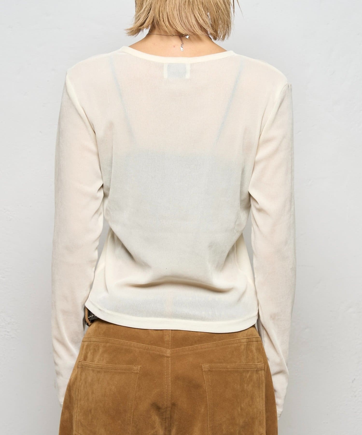 WHO’S WHO gallery(フーズフーギャラリー) 【予約】フロッキーメッシュ ヘンリーTOPS