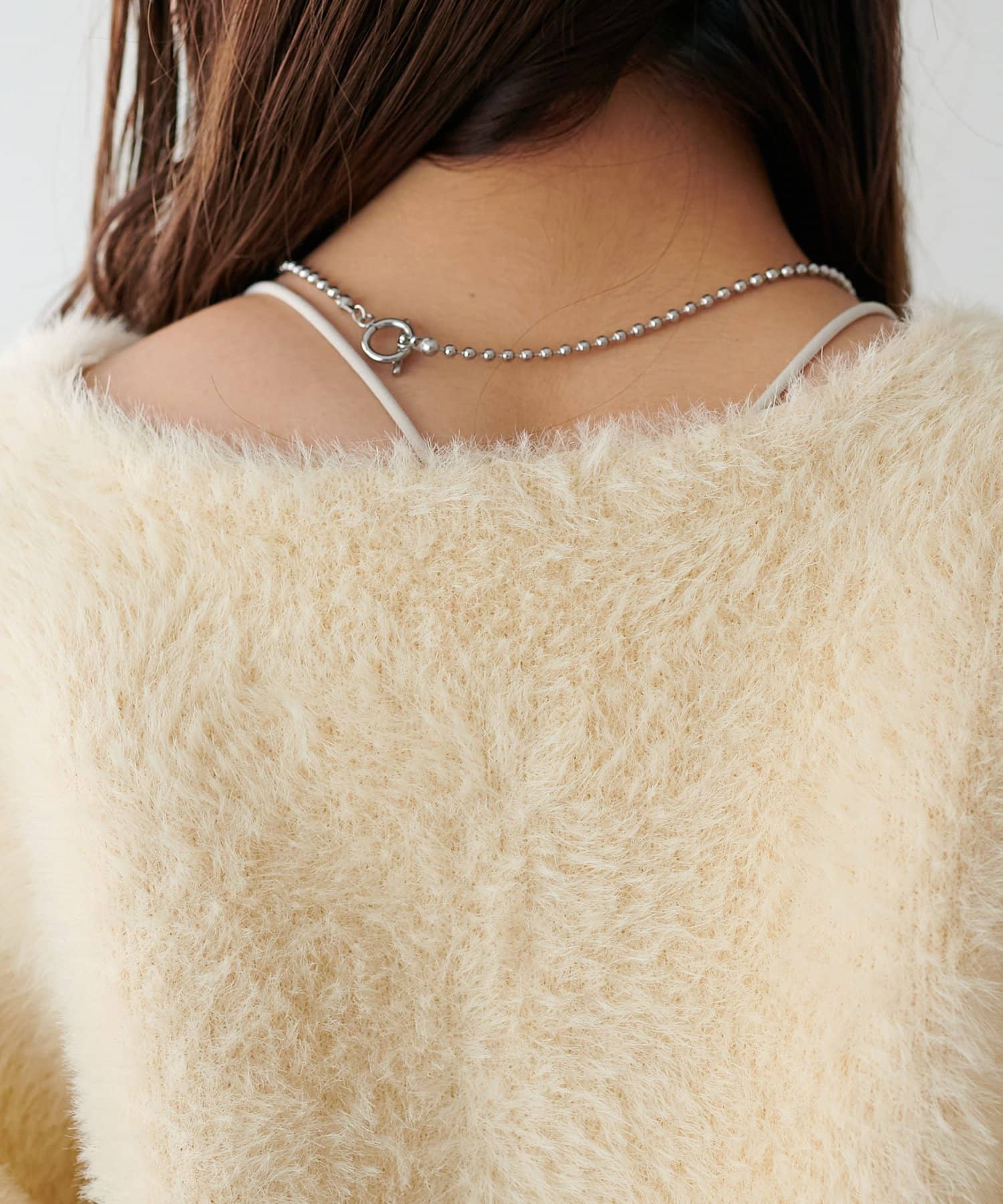 DISCOAT(ディスコート) ミンクライクカーディガン