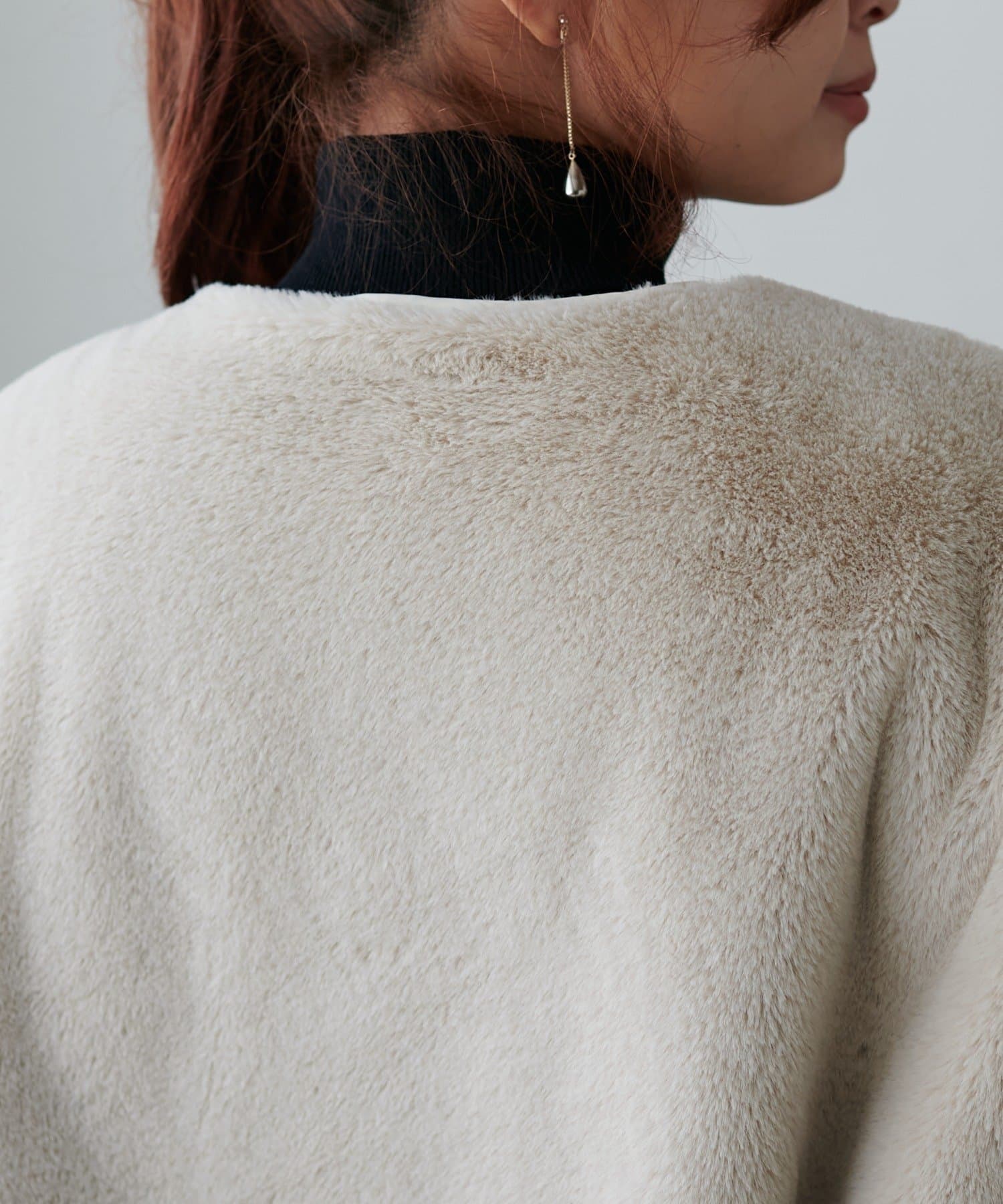 DISCOAT(ディスコート) 【2WAY仕様/軽量&防寒/大人のこなれ感】キルティングリバーシブルファーコート《WEB限定カラーあり》