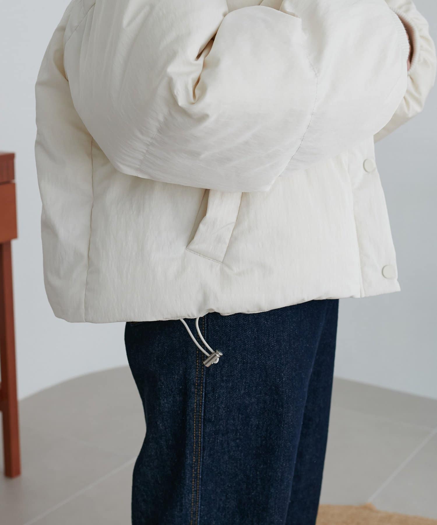 DISCOAT(ディスコート) 【軽やか&防寒】機能中綿ショートブルゾン