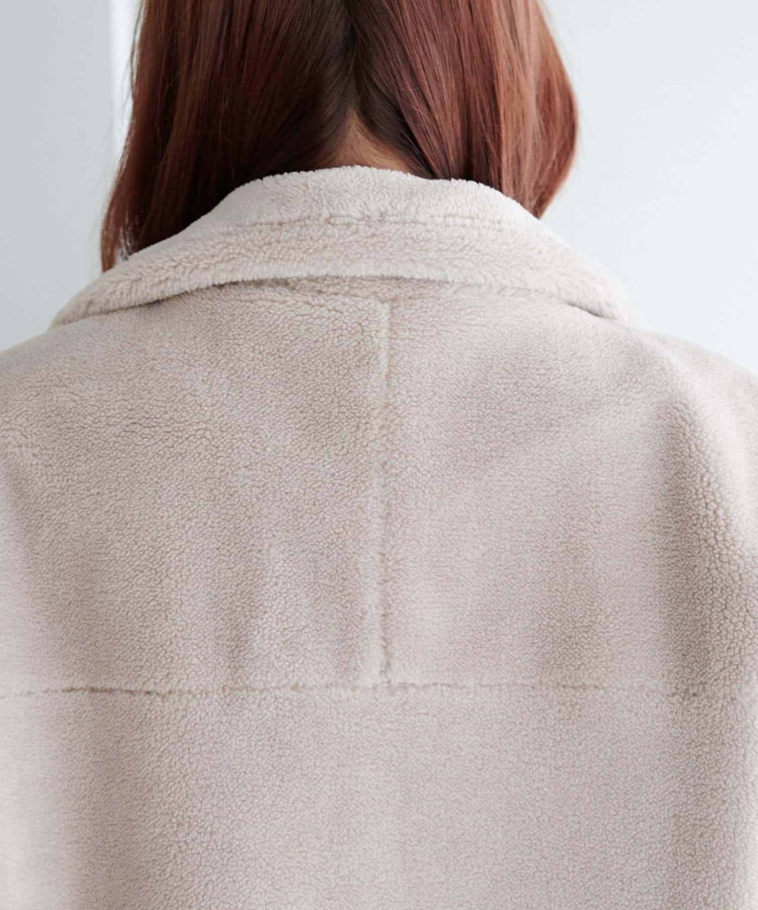 DISCOAT(ディスコート) 【愛され続けるアウター】キレイメボアスタンドブルゾン