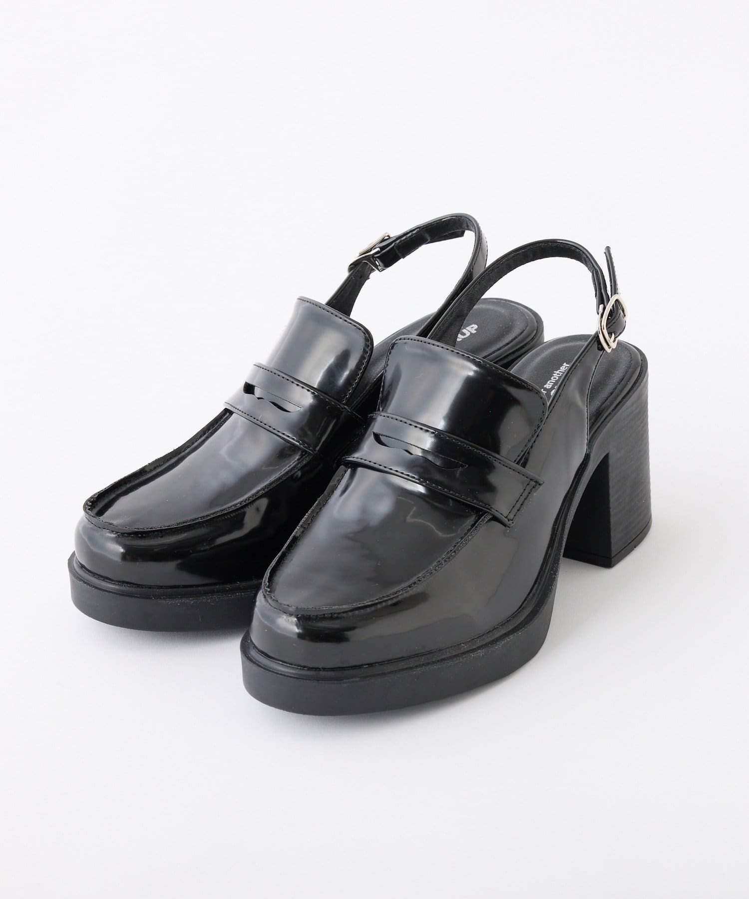one after another NICE CLAUP(ワンアフターアナザー ナイスクラップ) 【Mode Ribbon Collection】バックベルトローファー