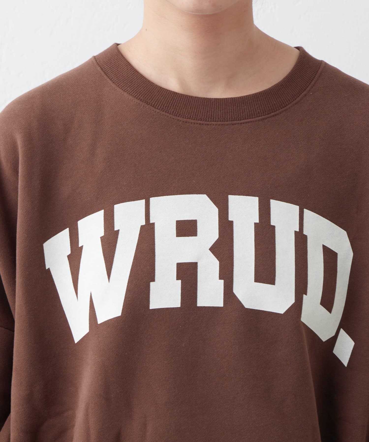 CIAOPANIC TYPY(チャオパニックティピー) 【WEB限定】【UNISEX】WRUD.ビッグシルエット裏起毛ロゴスウェット
