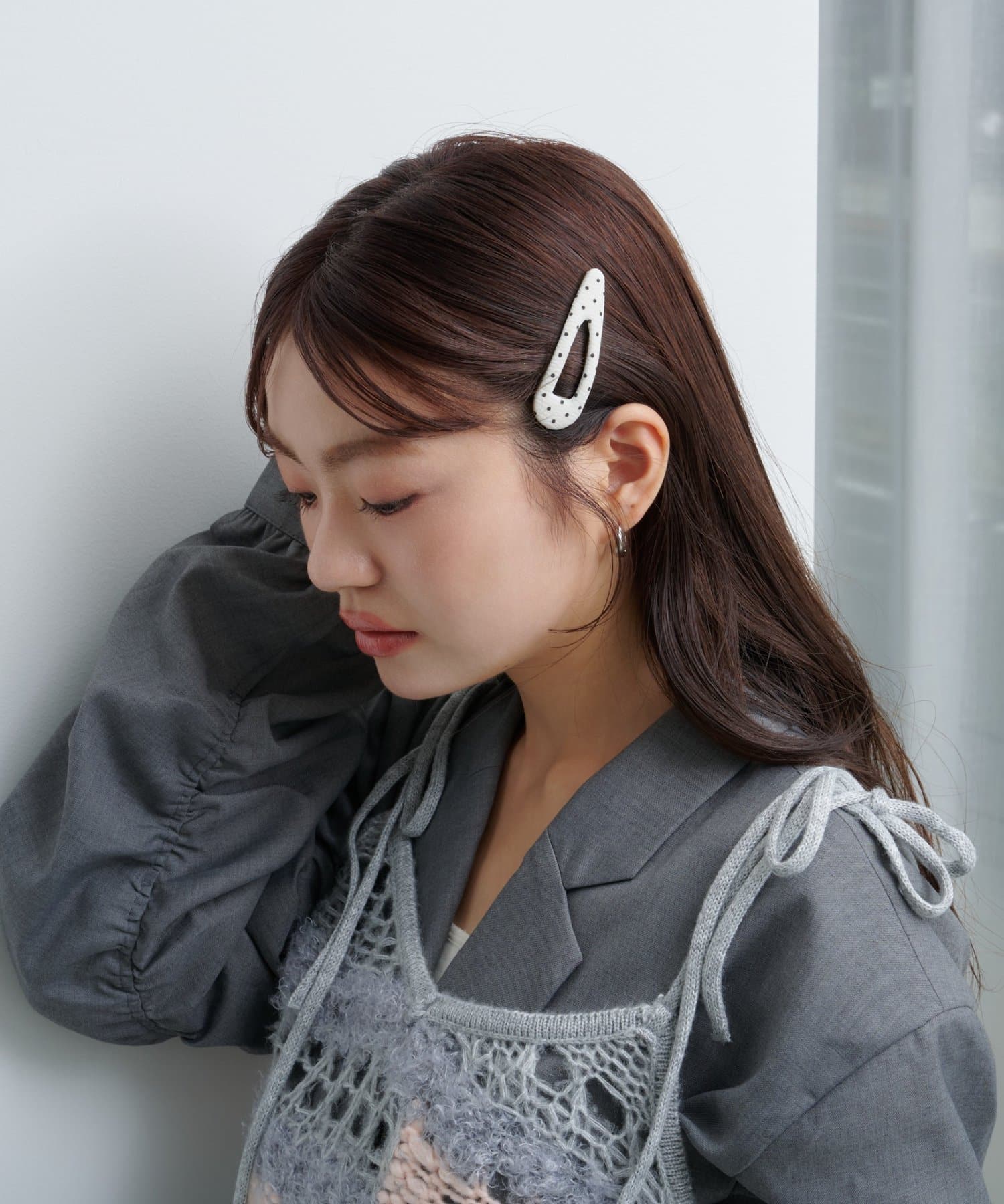 Kastane(カスタネ) 【新色追加/ドット&チェック/fiw.】アソートパッチンピン