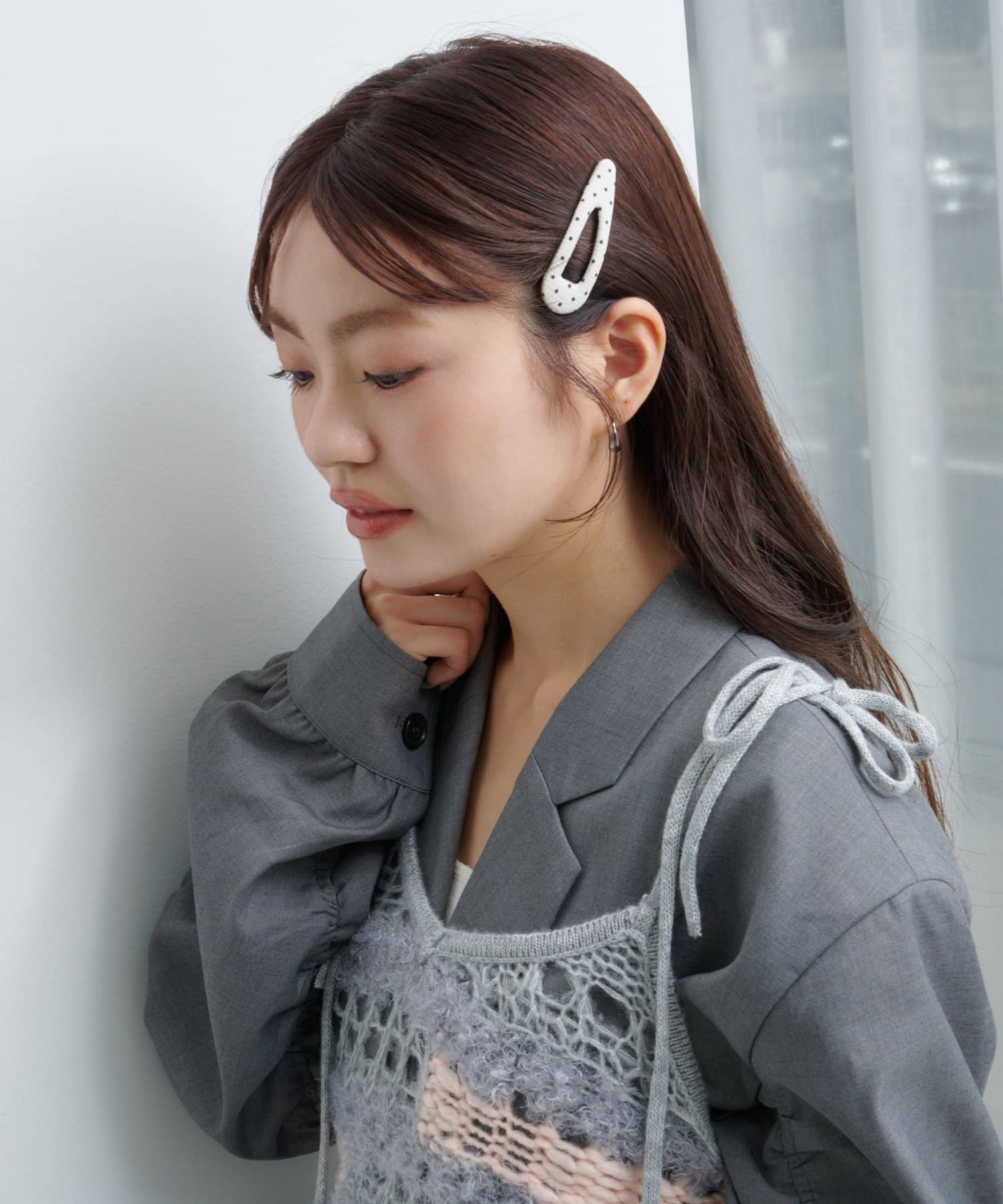 Kastane(カスタネ) 【新色追加/ドット&チェック/fiw.】アソートパッチンピン