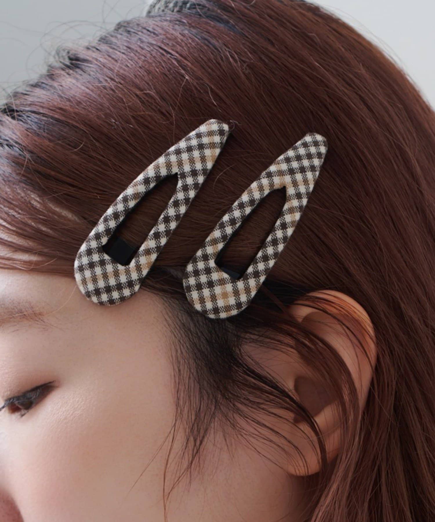 Kastane(カスタネ) 【新色追加/ドット&チェック/fiw.】アソートパッチンピン